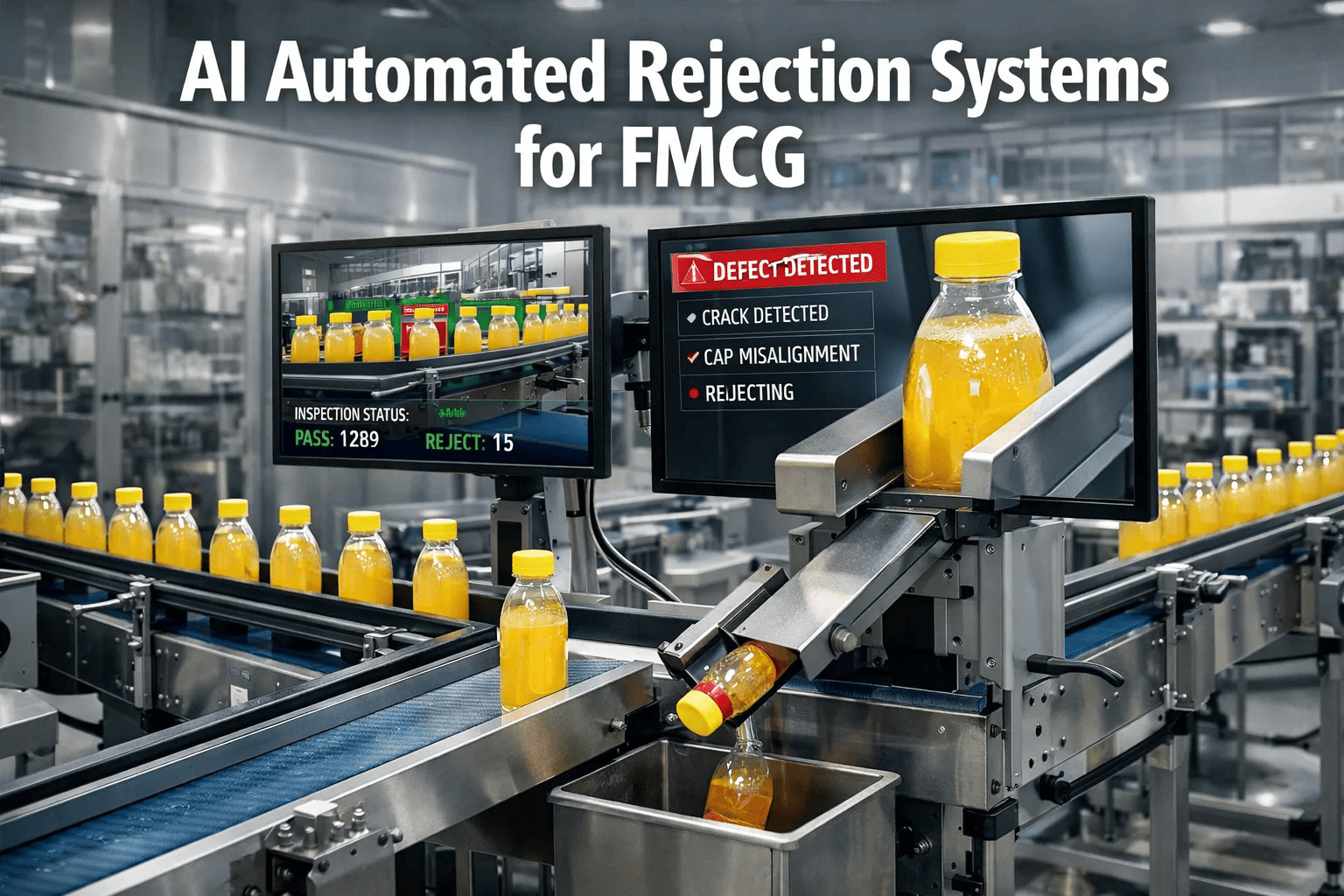 Defect Reject System AI Automated Rejection Systems for FMCG