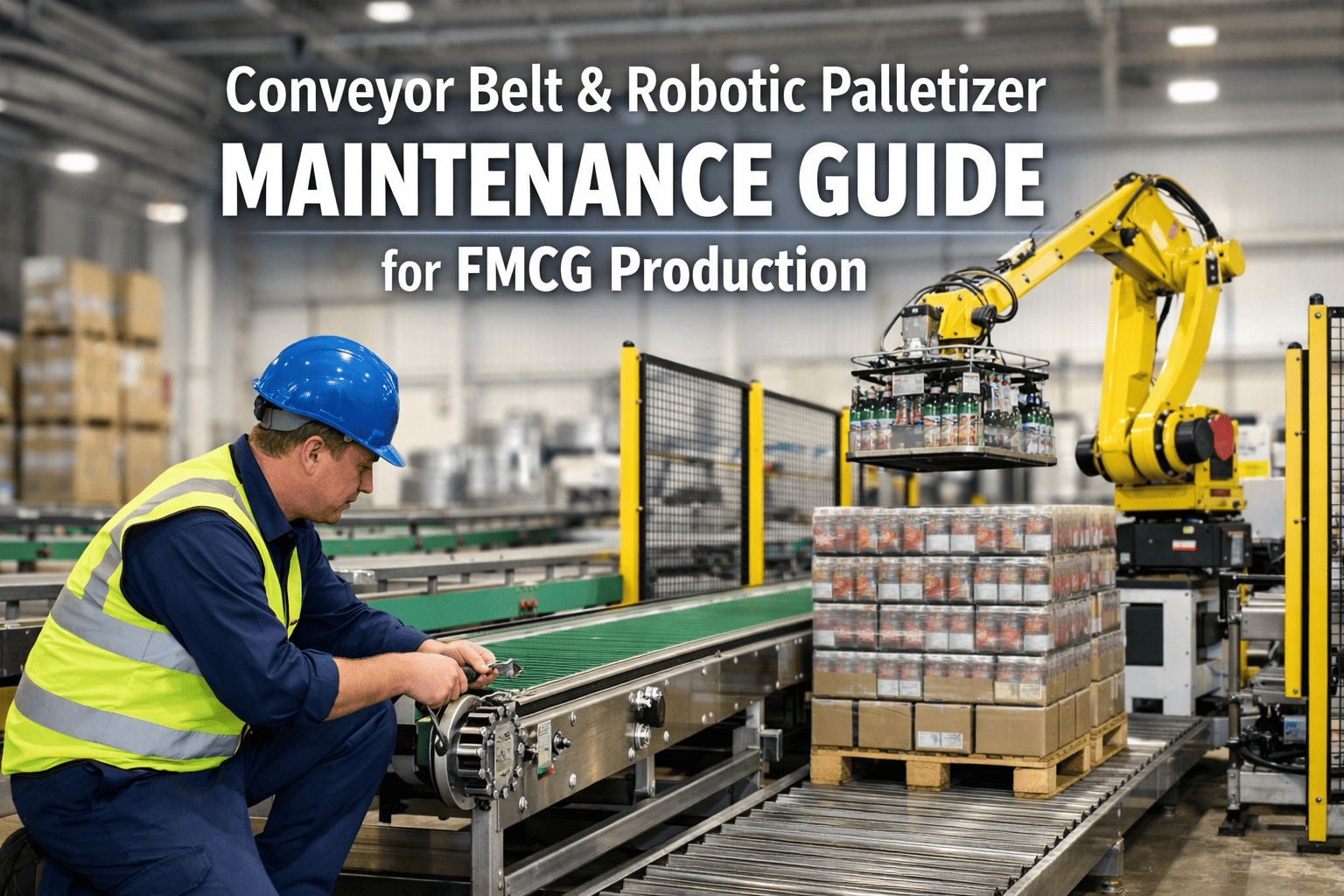 conveyor-belt-robotic-palletizer-maintenance-fmcg