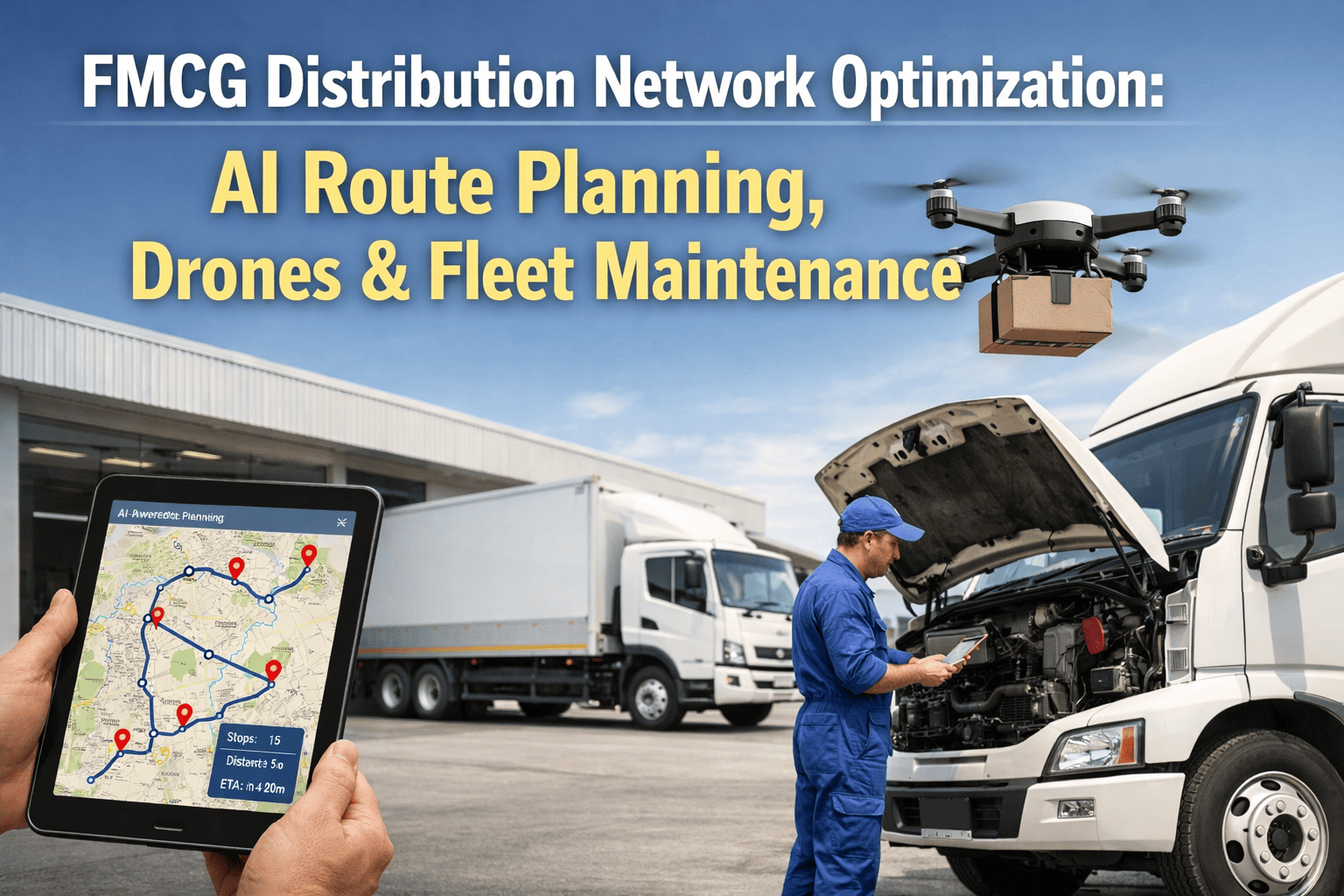 fmcg-distribution-network-optimization-ai-route-planning,-drones-&-fleet-maintenance