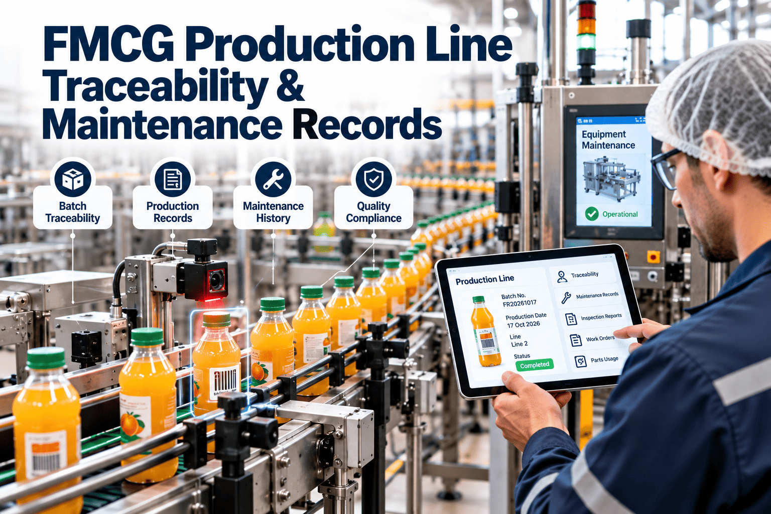 fmcg-production-line-traceability-maintenance-records-cmms