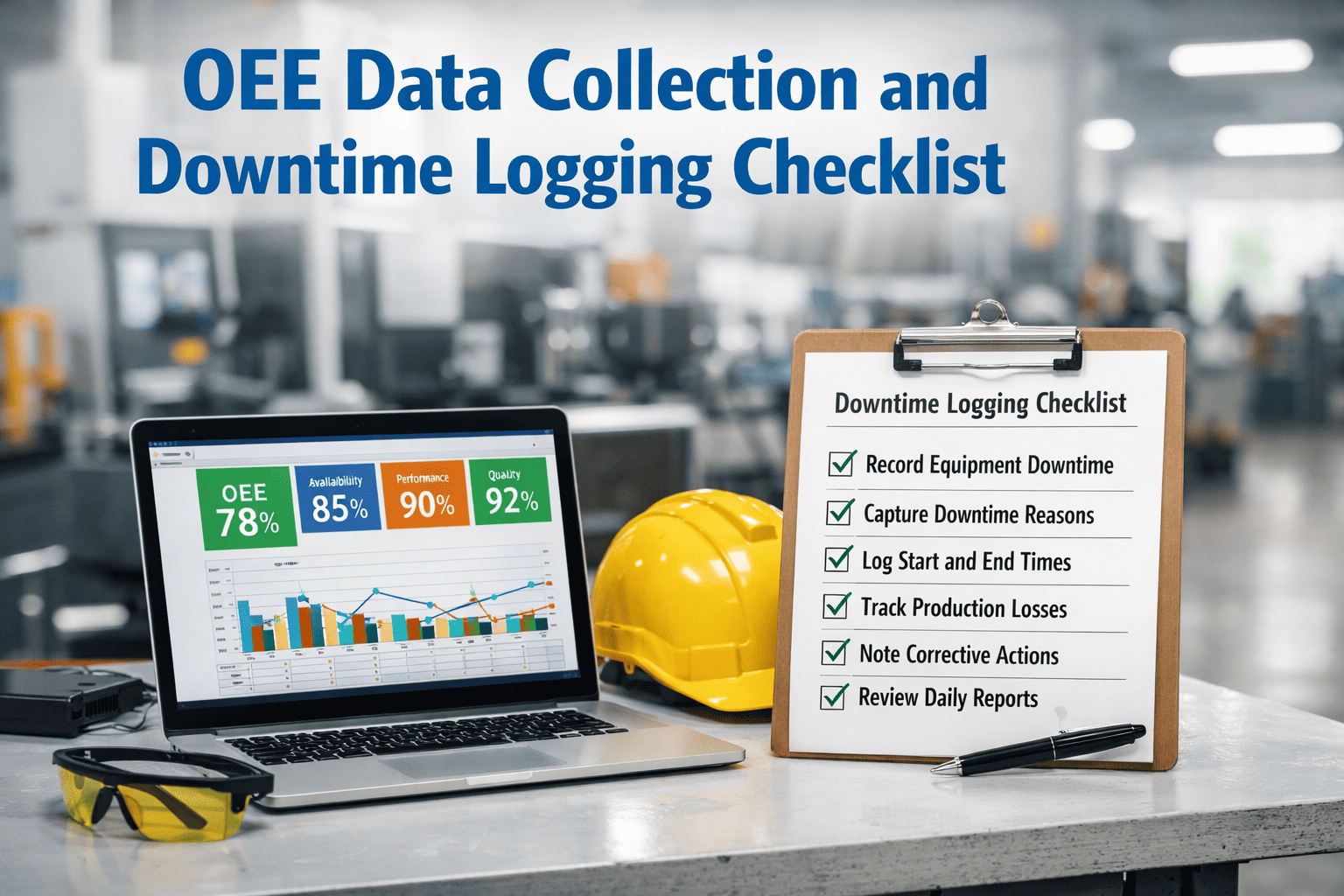 oee-data-collection-downtime-logging-checklist
