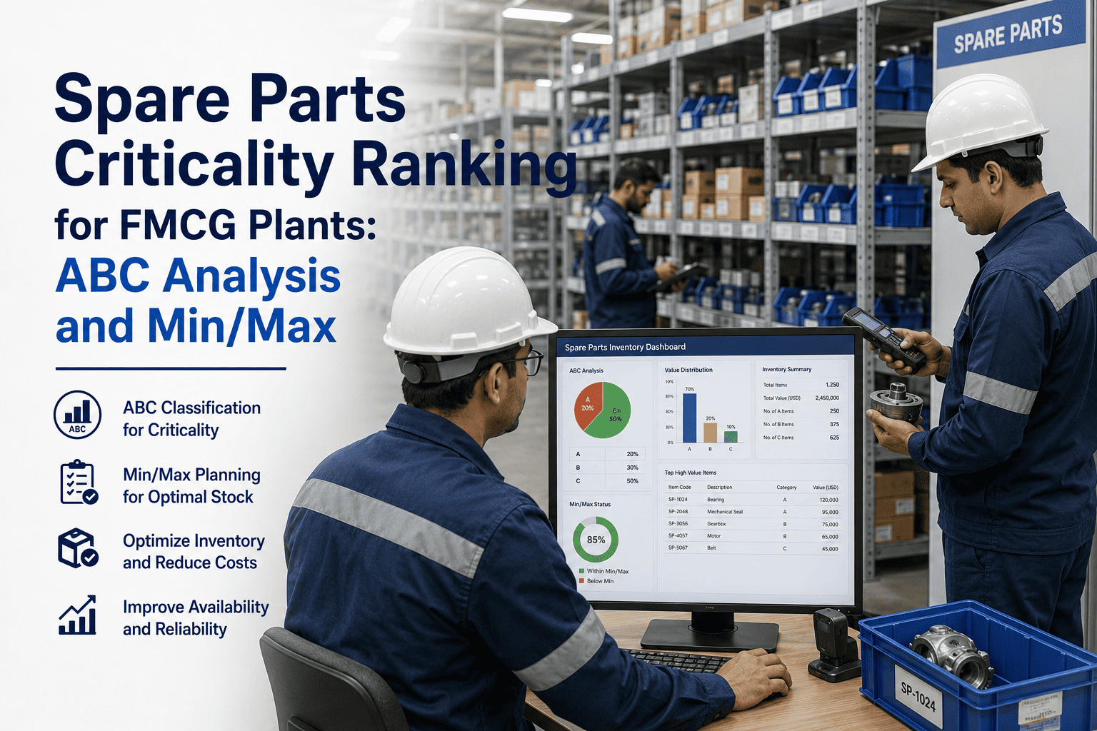 spare-parts-criticality-ranking-fmcg-abc-min-max