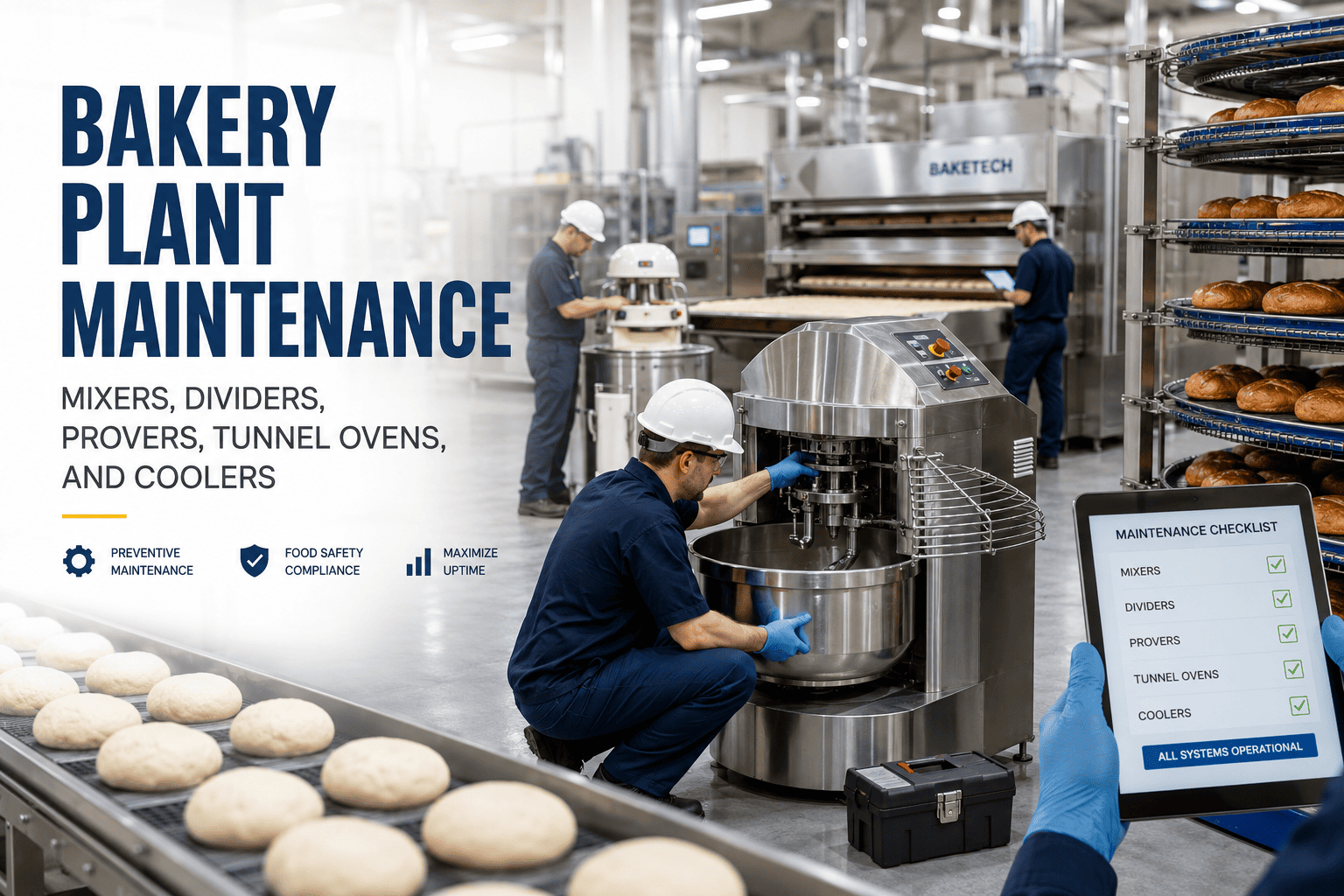 bakery-plant-maintenance-mixers-dividers-provers-tunnel-ovens-coolers