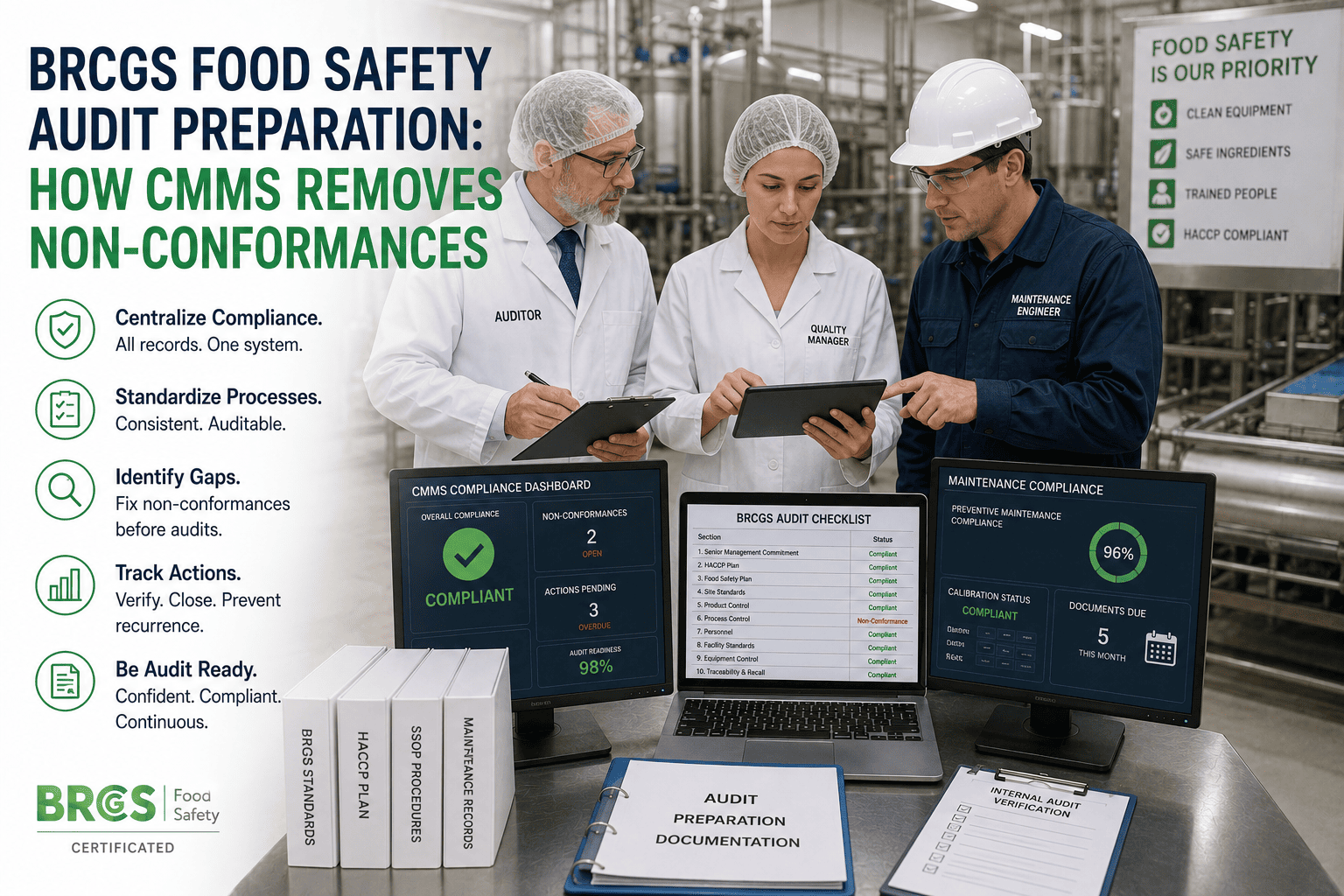 brcgs-food-safety-audit-preparation-cmms-non-conformances