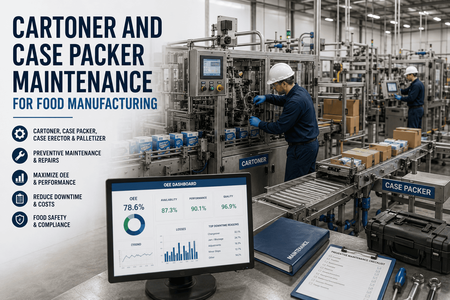 cartoner-case-packer-maintenance-food-manufacturing