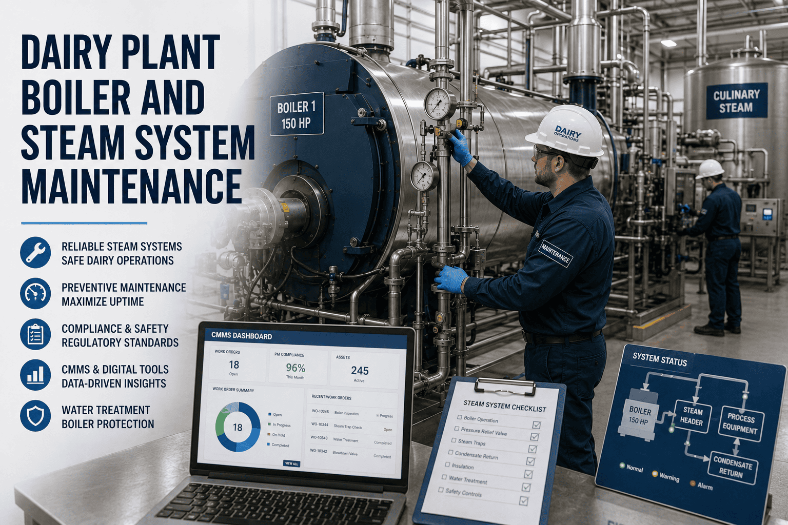 dairy-plant-boiler-steam-system-maintenance