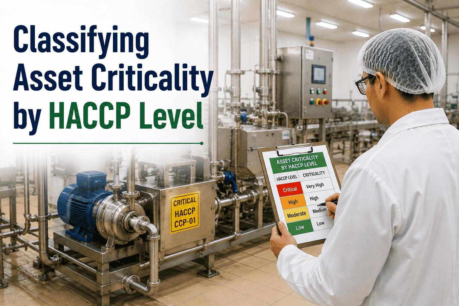 food-plant-asset-criticality-haccp-classification-cmms-guide
