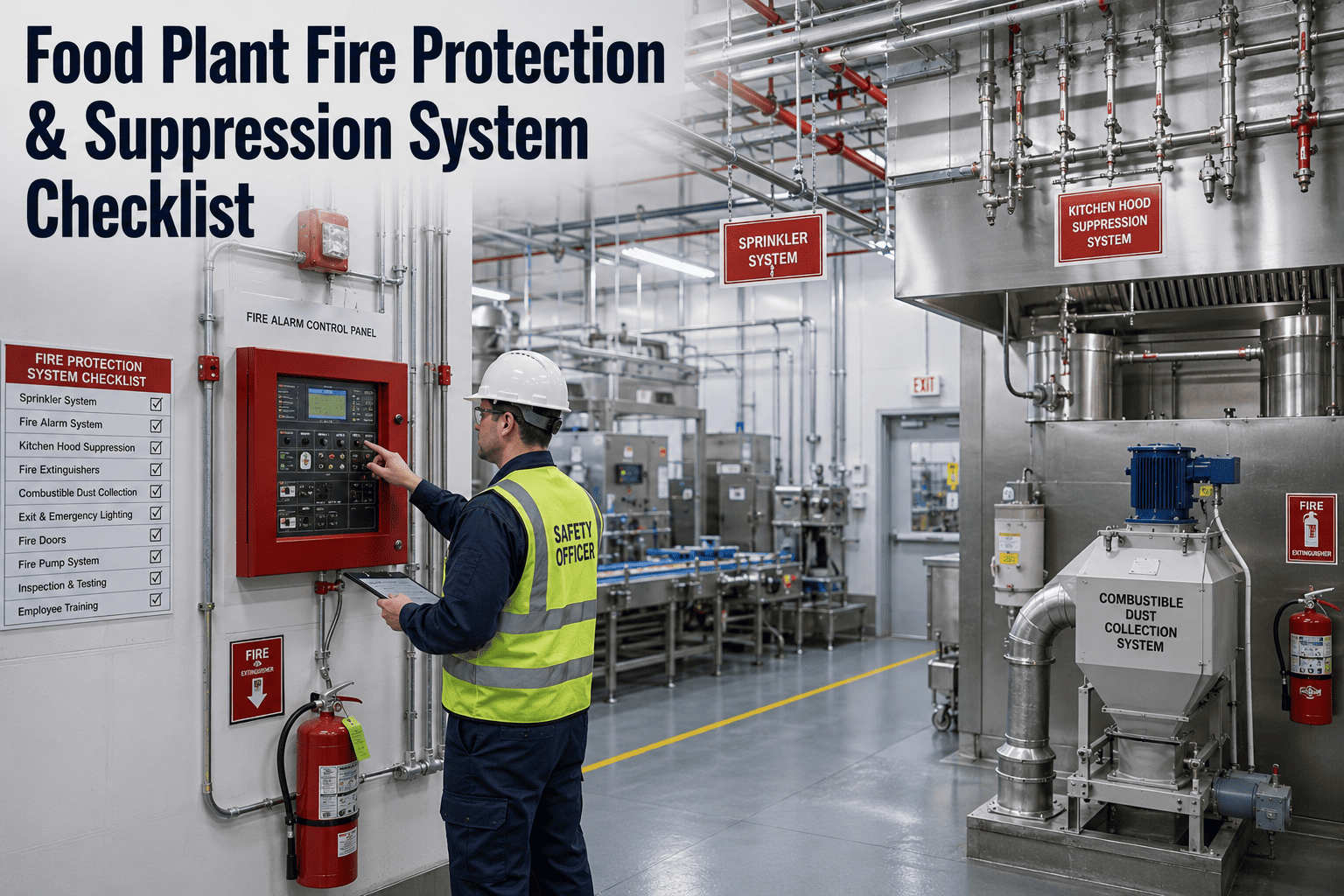 food-plant-fire-protection-suppression-system-checklist