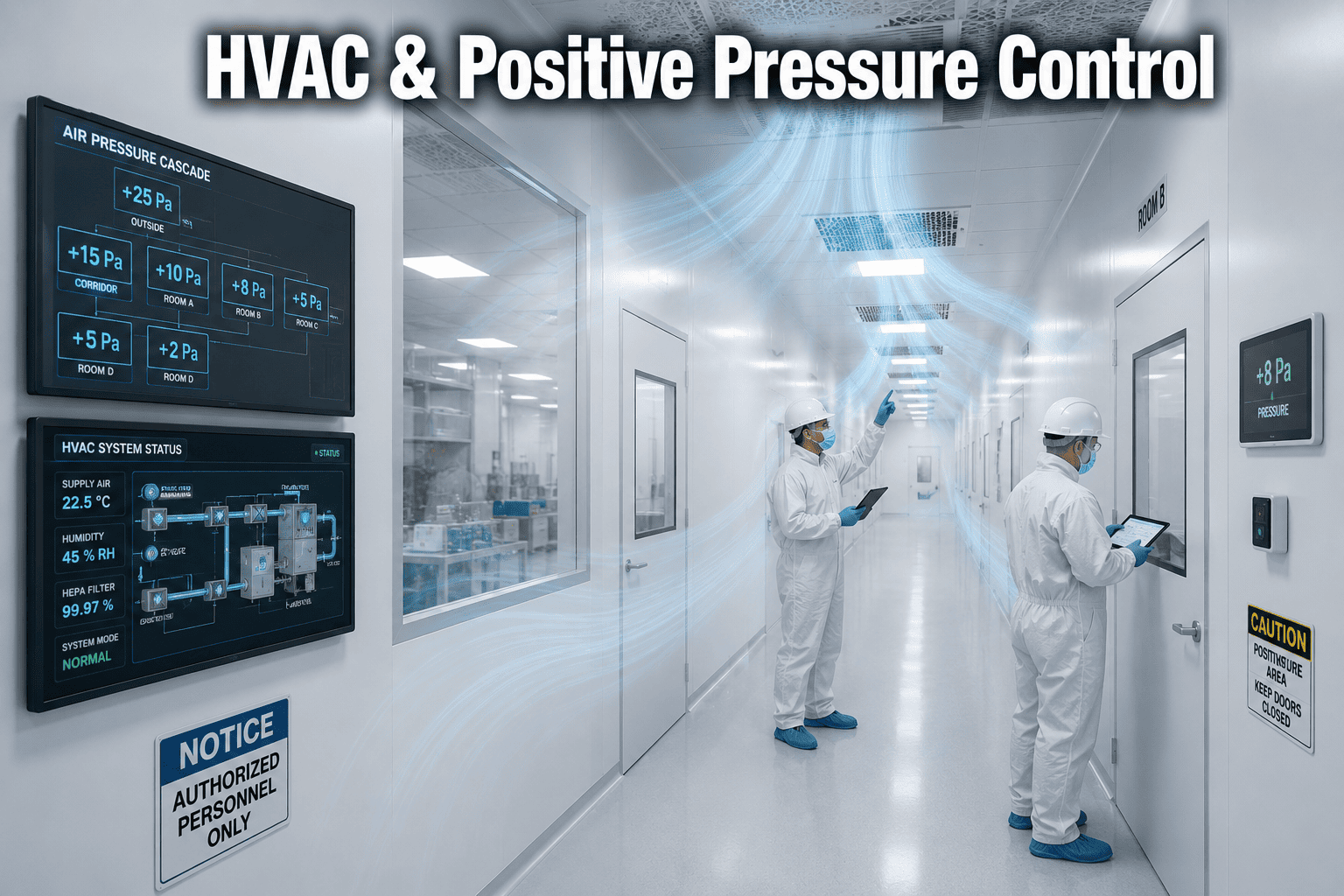 food-plant-hvac-positive-pressure-control-hygienic-zones