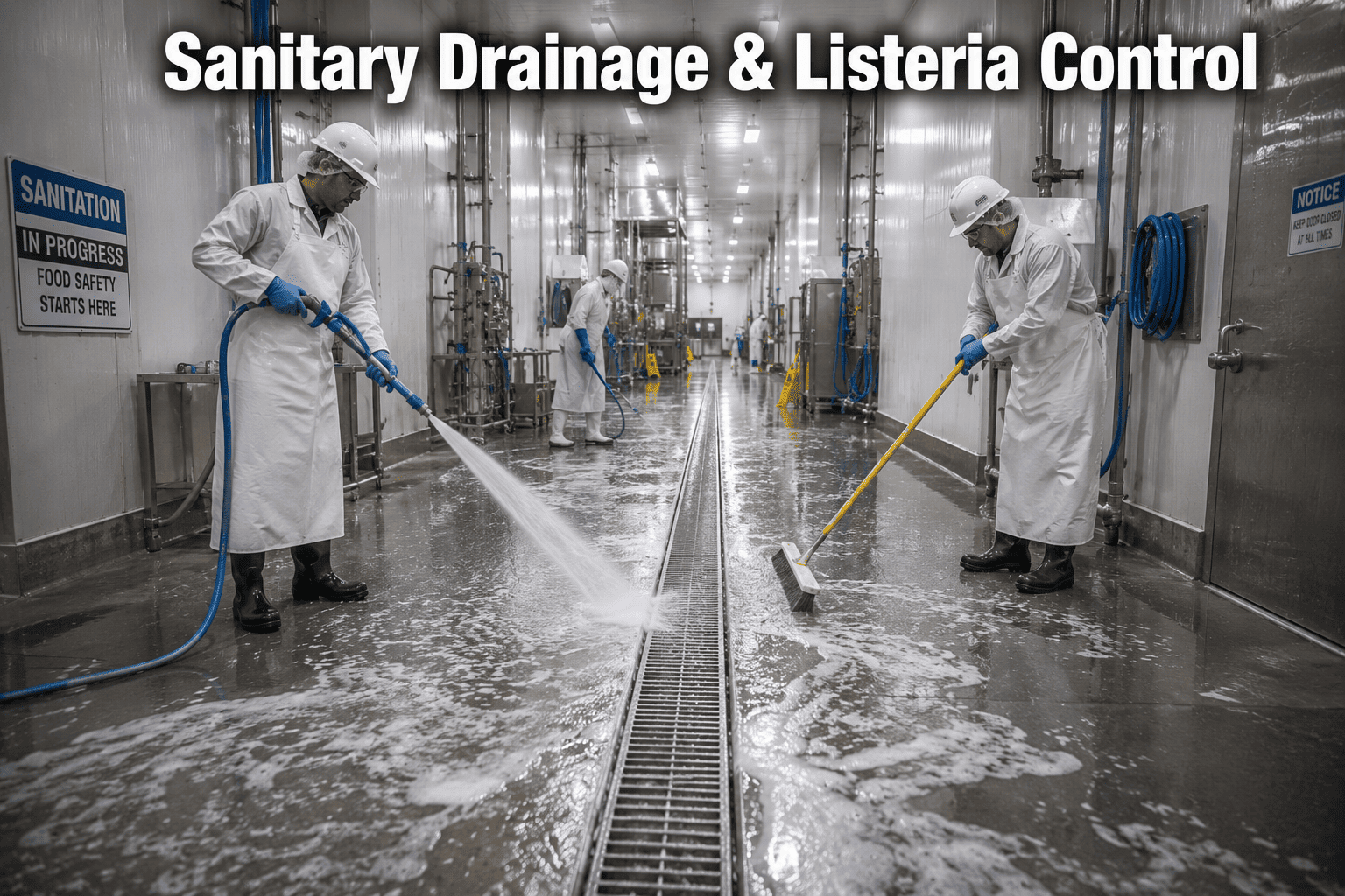 food-plant-sanitary-drainage-design-maintenance-listeria-control