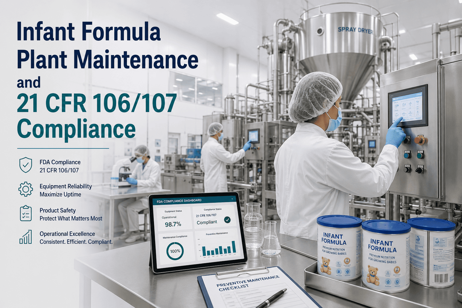 infant-formula-plant-maintenance-21-cfr-106-107-compliance