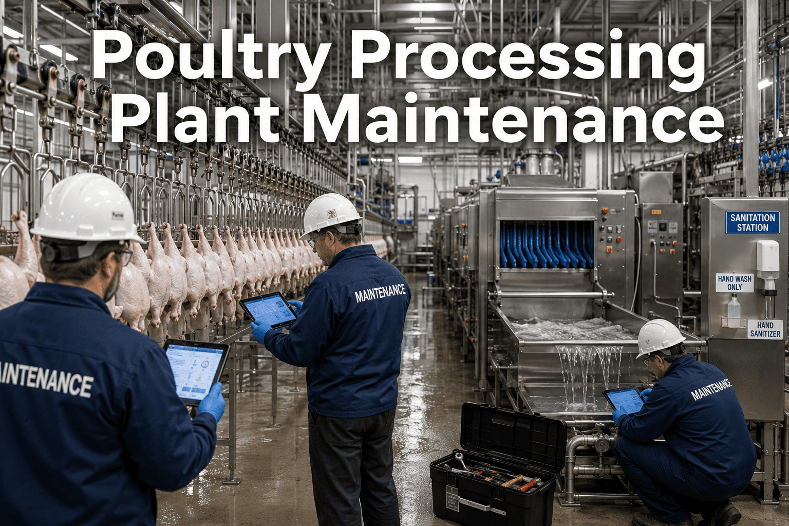poultry-processing-plant-maintenance-live-hang-picker-eviscerator-chill