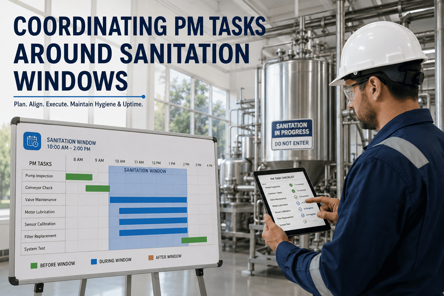 sanitation-window-pm-scheduling-coordination-cmms-guide