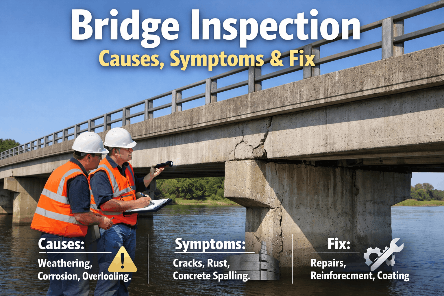 bridge-inspection-causes,-symptoms-&-fix