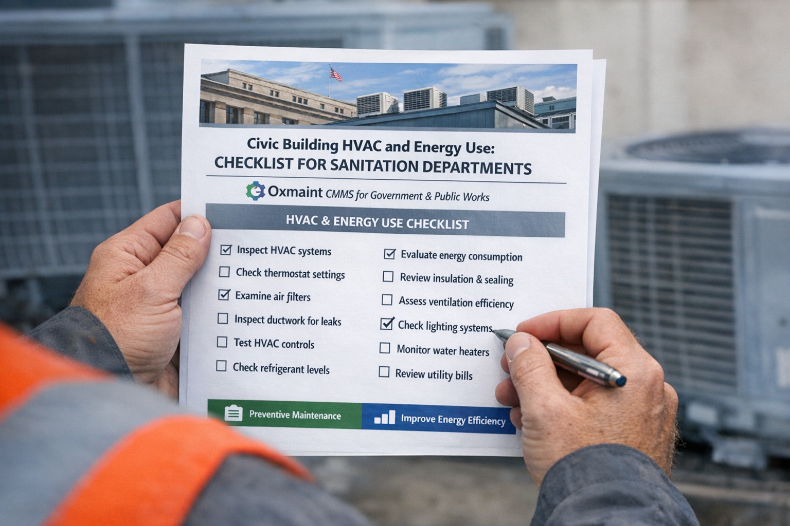 civic-building-hvac-and-energy-use-checklist-for-sanitation-departments