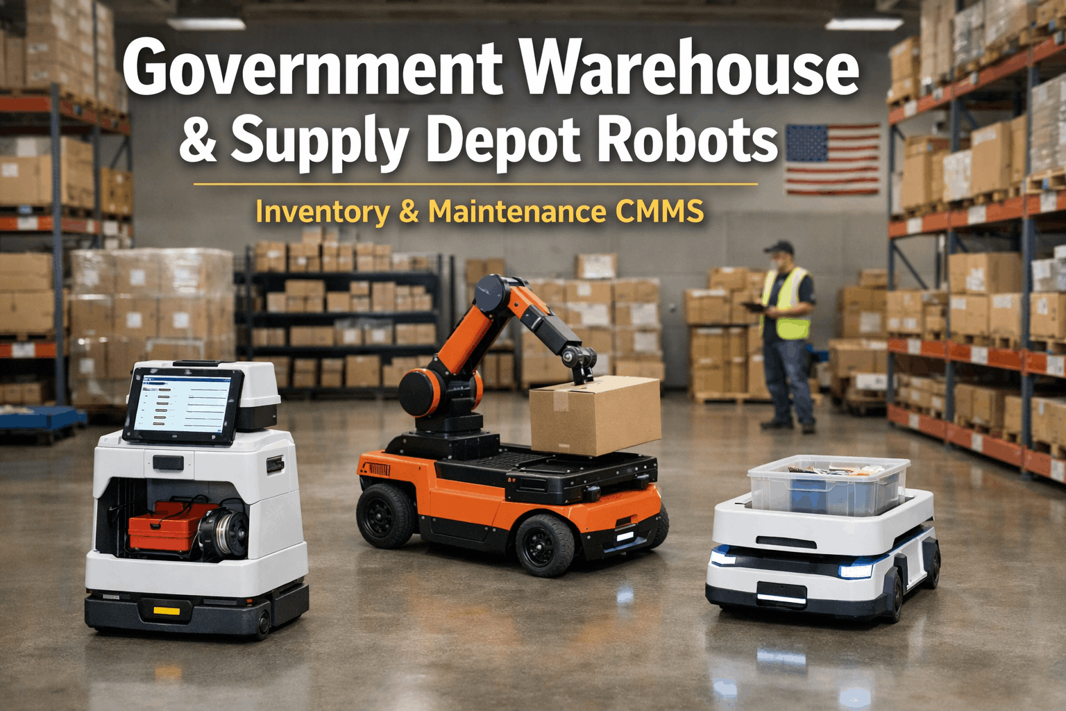 government-warehouse-supply-depot-robots-maintenance