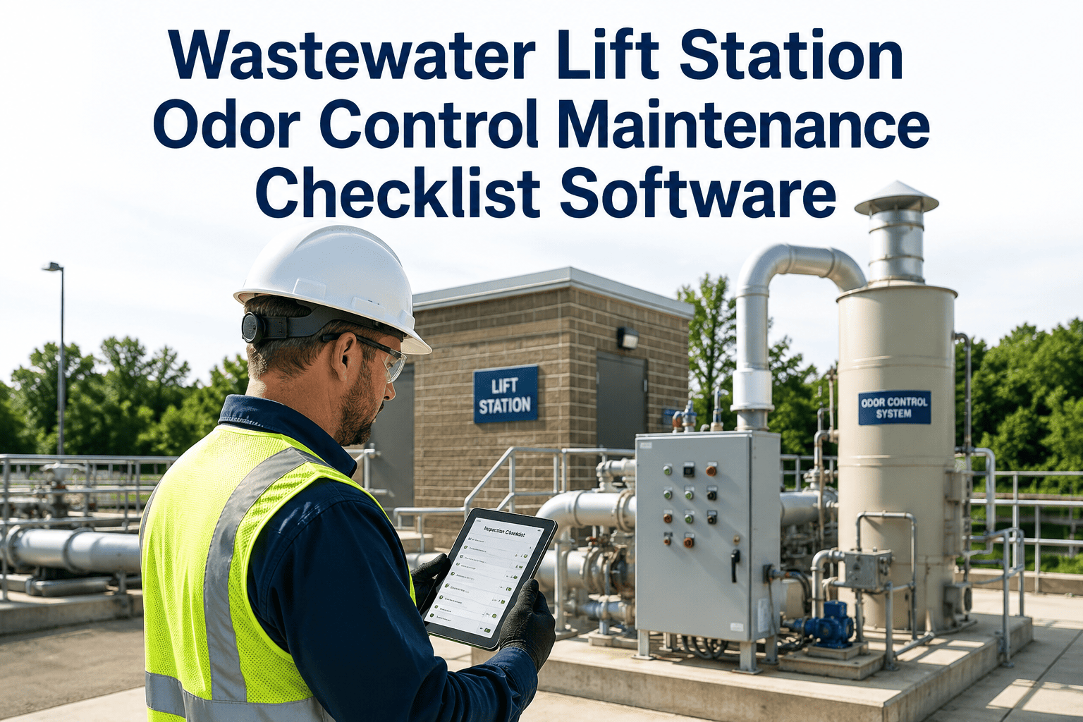 wastewater-lift-station-odor-control-maintenance-checklist-software