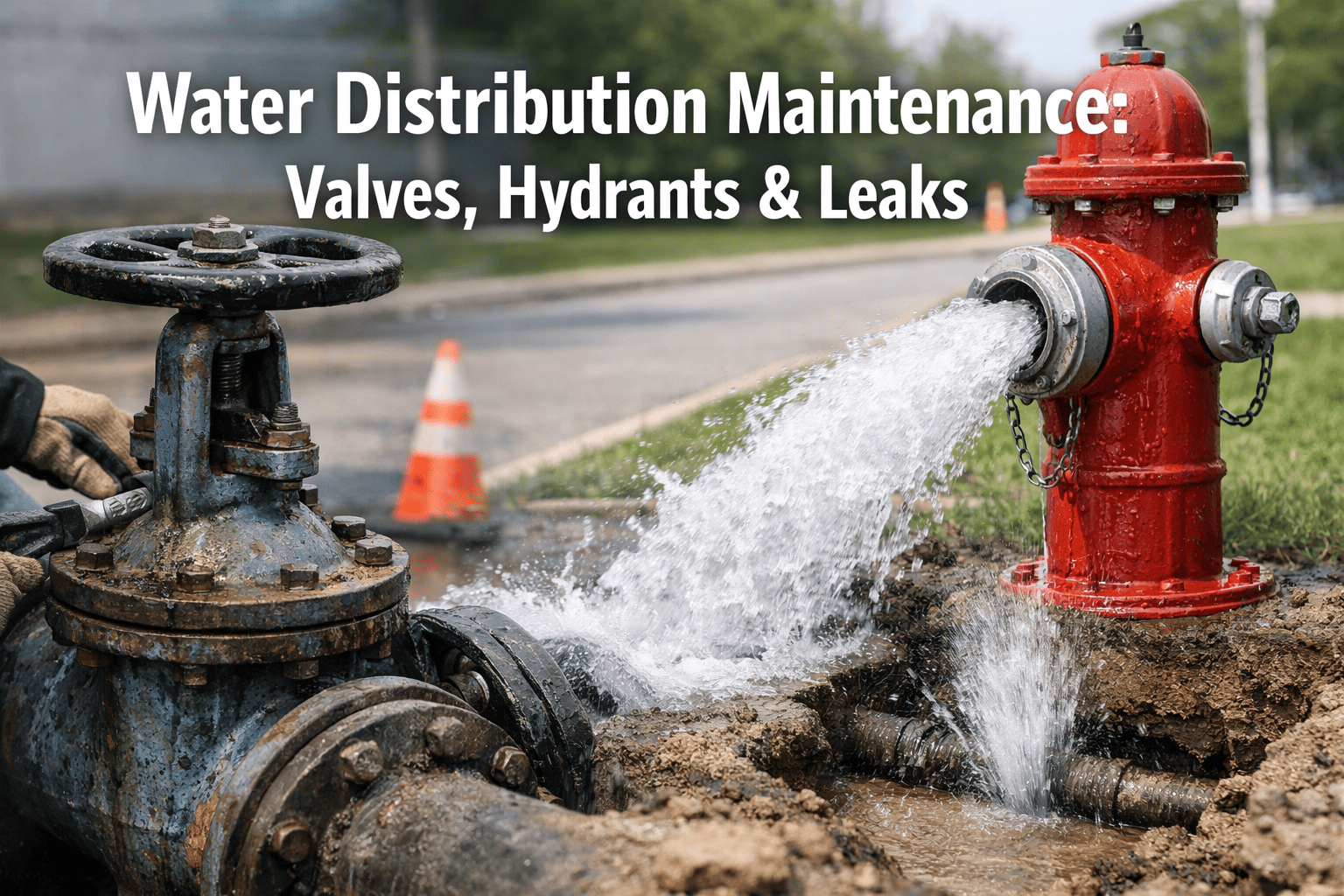 water-distribution-system-maintenance-valves-hydrants-leak-detection