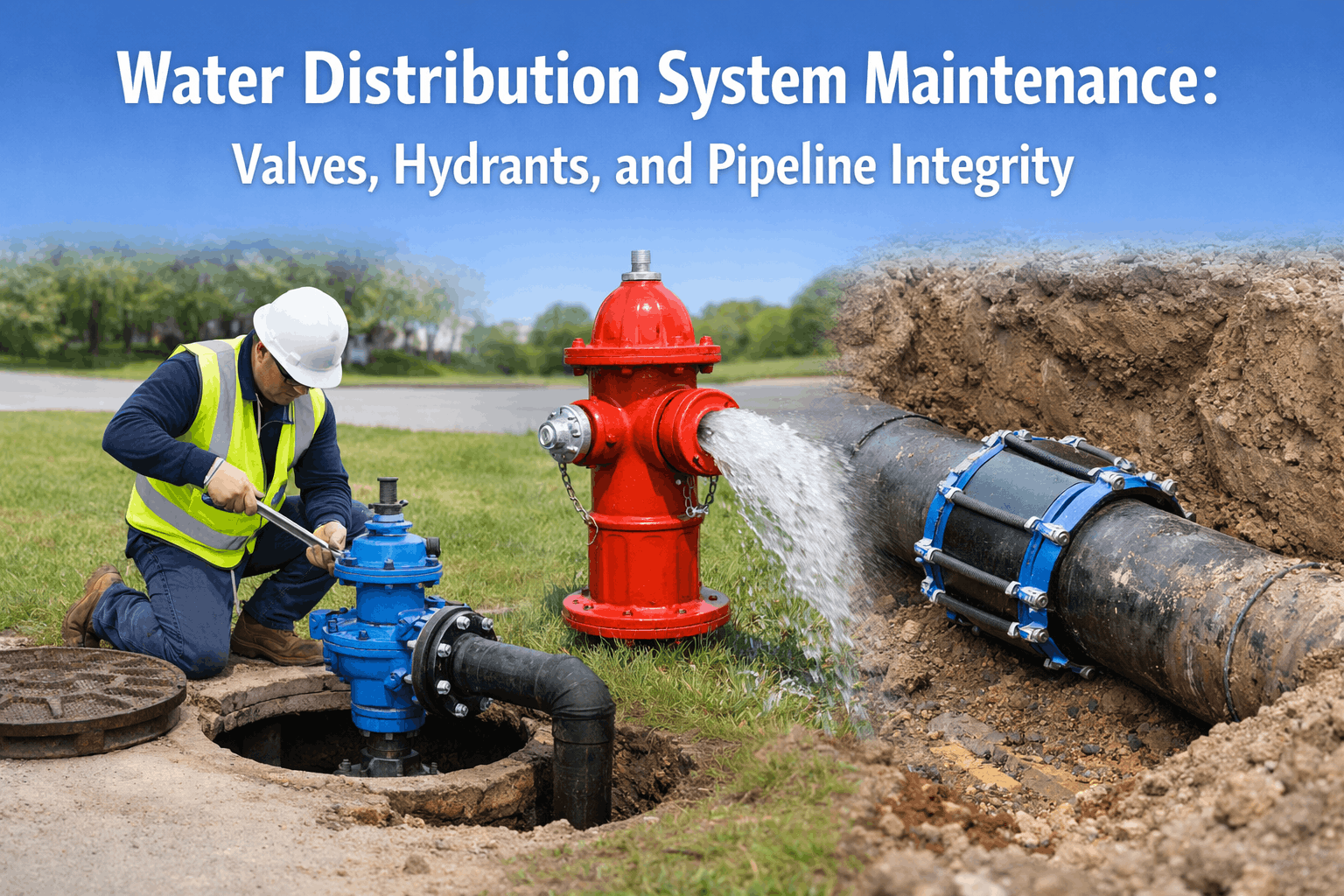 water-distribution-system-maintenance-valves-hydrants