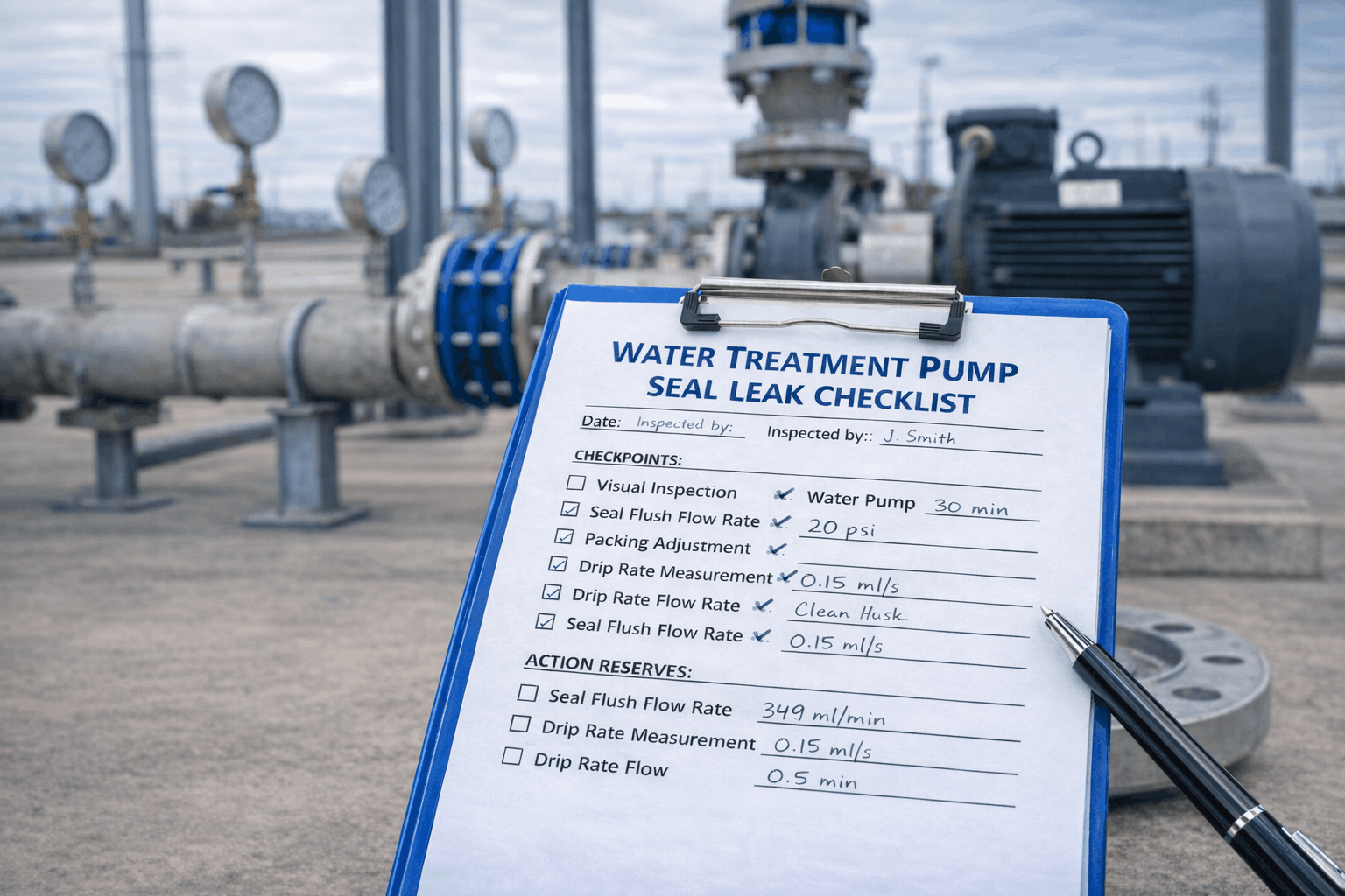 water-treatment-pump-seal-leak