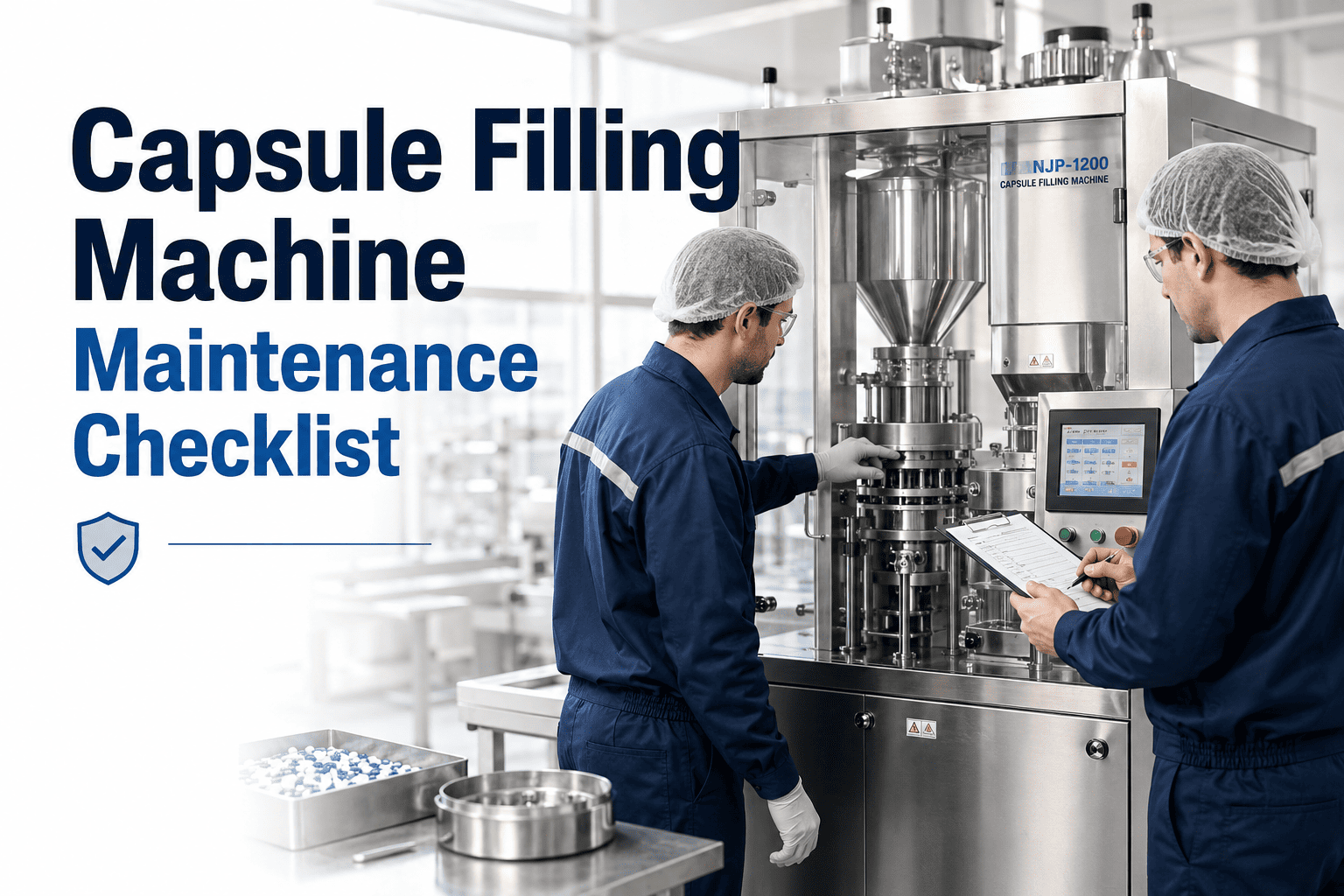 Capsule Filling Machine Maintenance Checklist