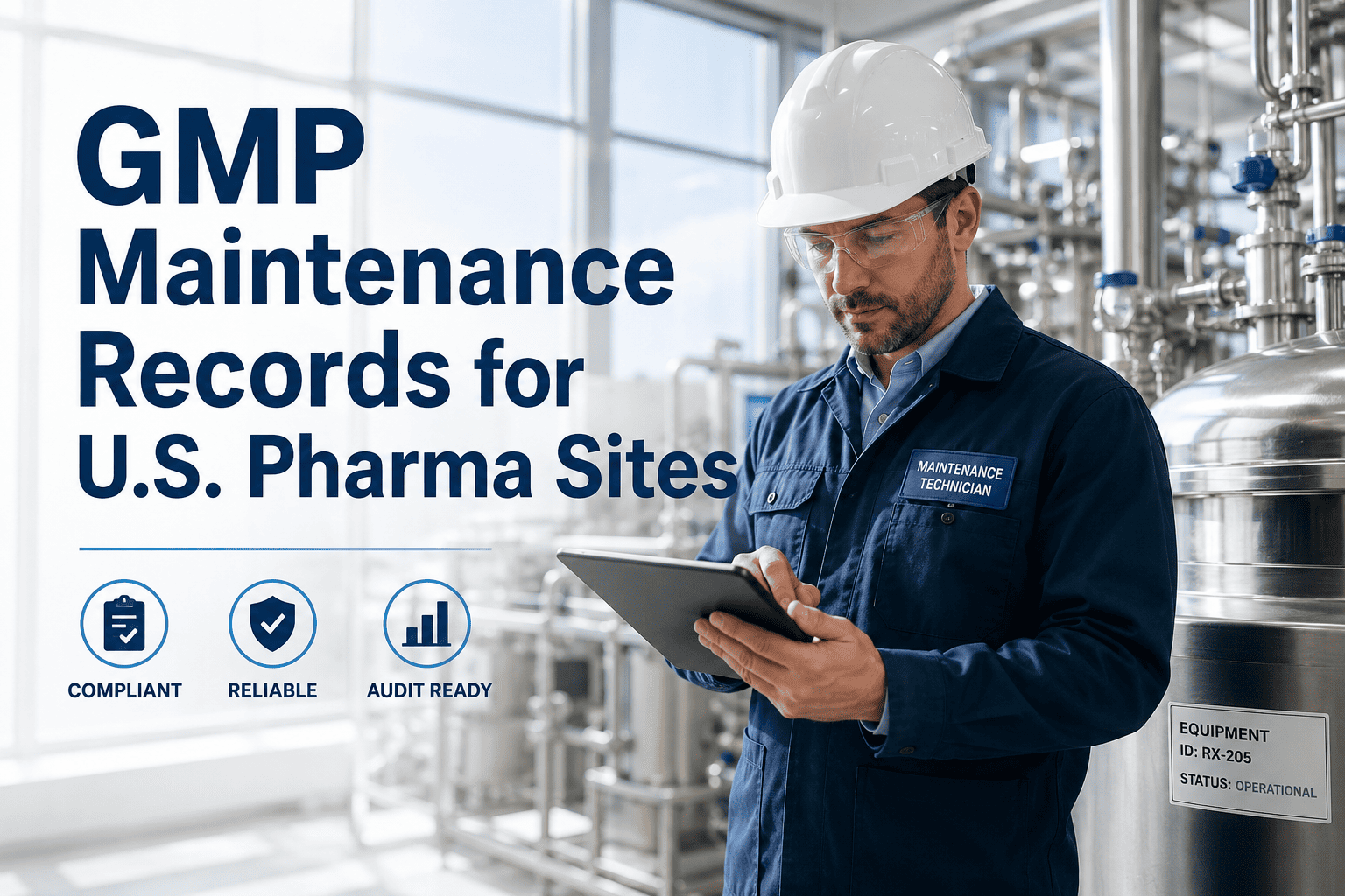 gmp-maintenance-records-for-us-pharma-sites