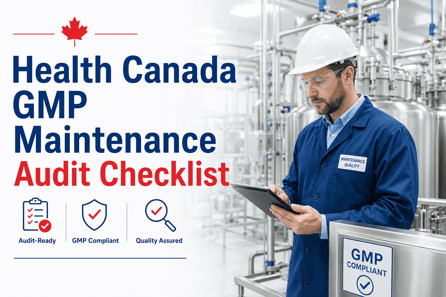 health-canada-gmp-maintenance-audit-checklist
