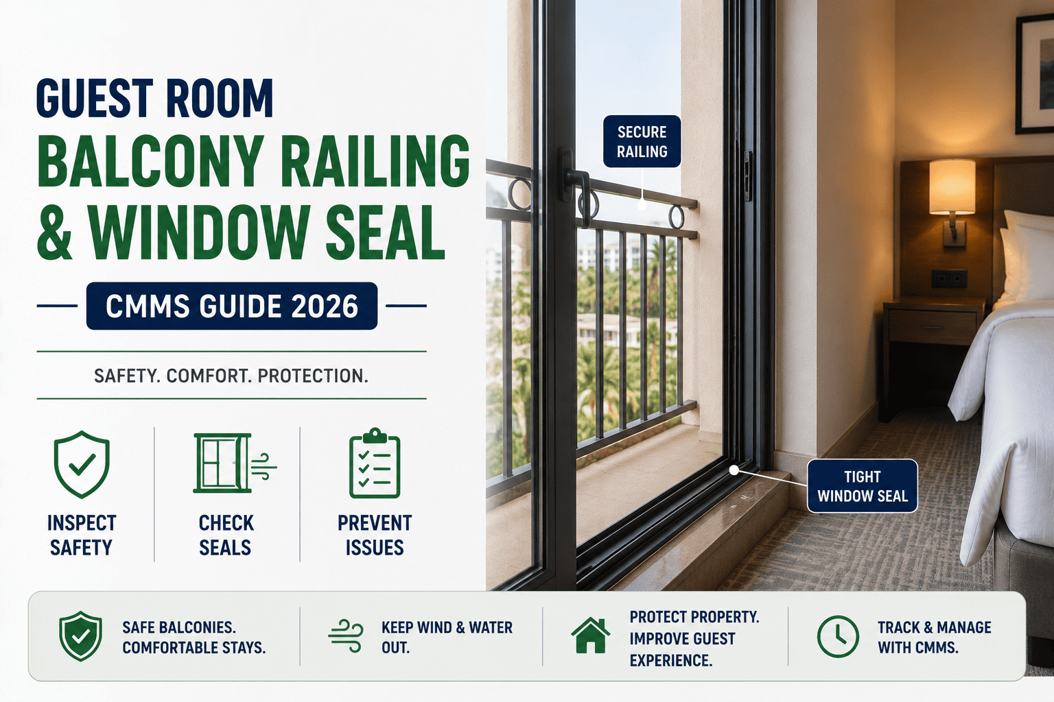 guest-room-balcony-railing-window-seal-cmms-guide-2026
