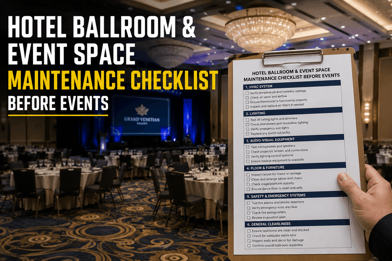 hotel-ballroom-&-event-space-maintenance-checklist-before-events