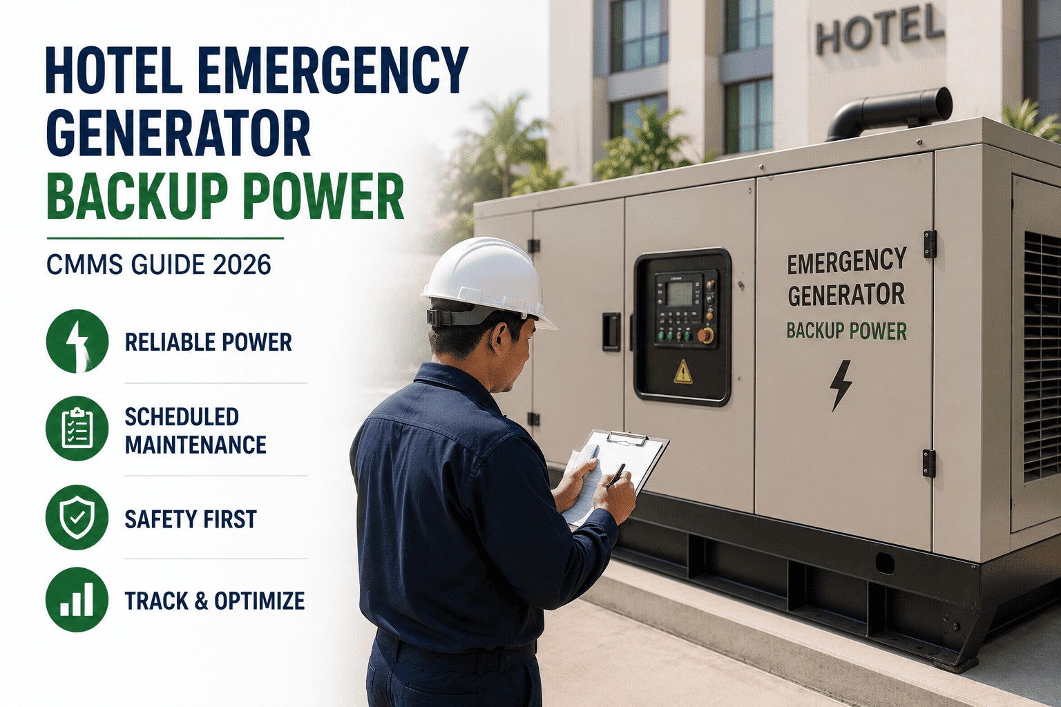 hotel-emergency-generator-backup-power-cmms-guide-2026