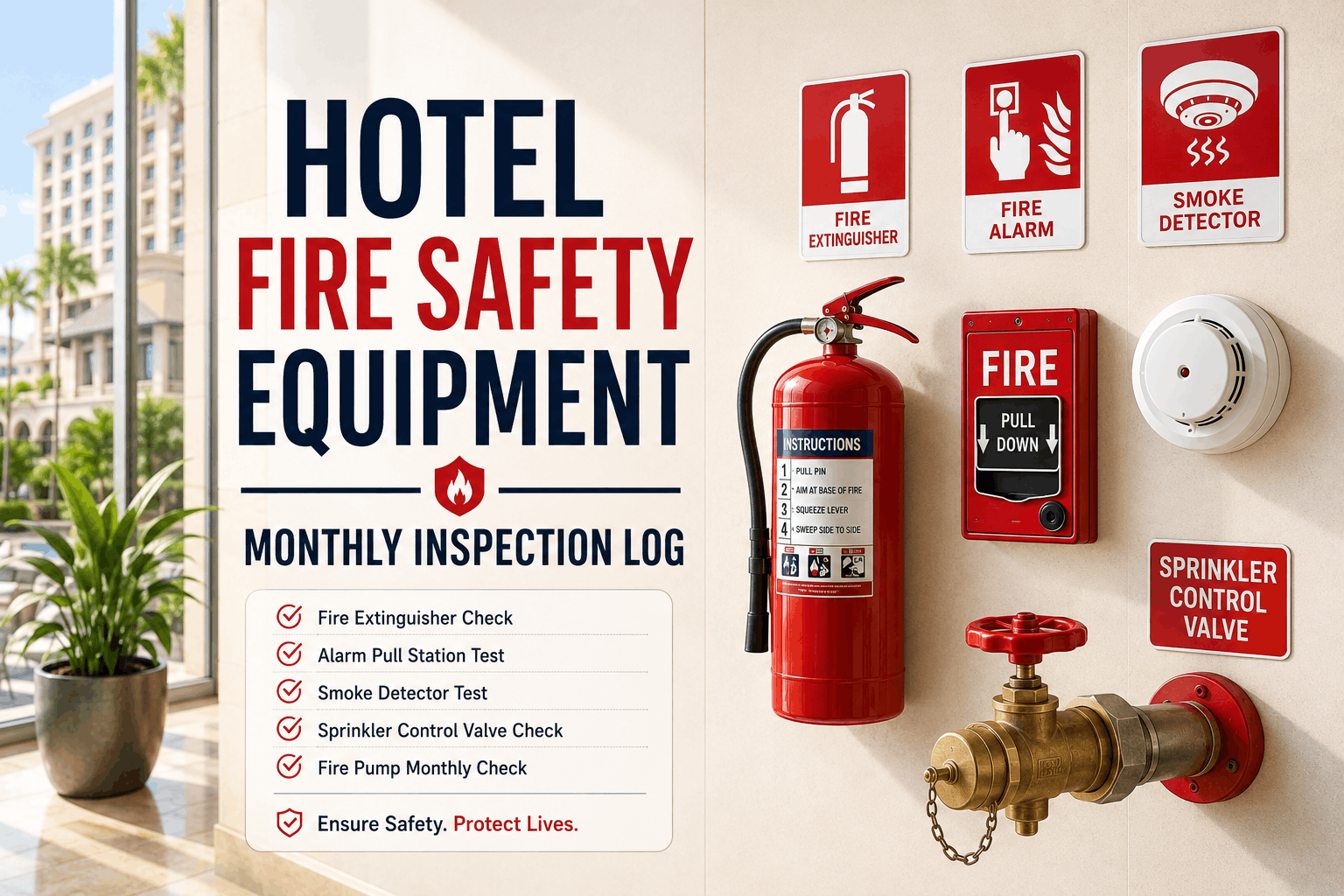 hotel-fire-safety-equipment-monthly-inspection-log