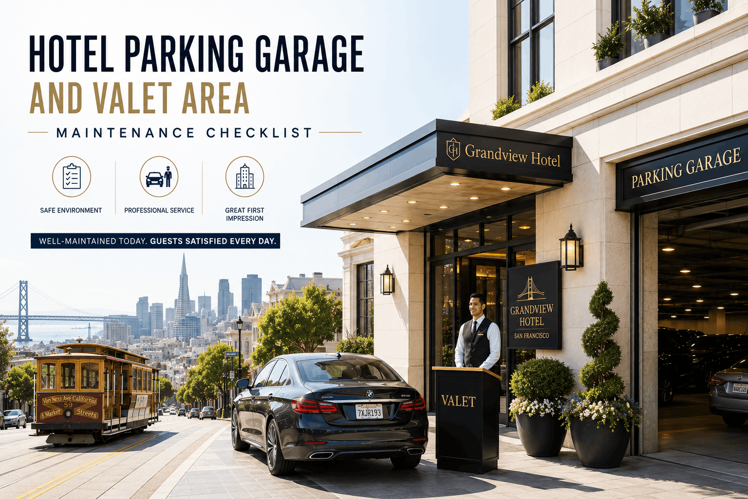 hotel-parking-garage-and-valet-area-maintenance-checklist
