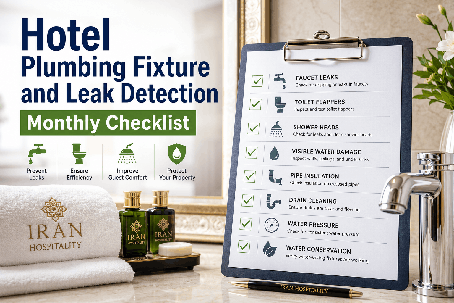 hotel-plumbing-fixture-and-leak-detection-monthly-checklist