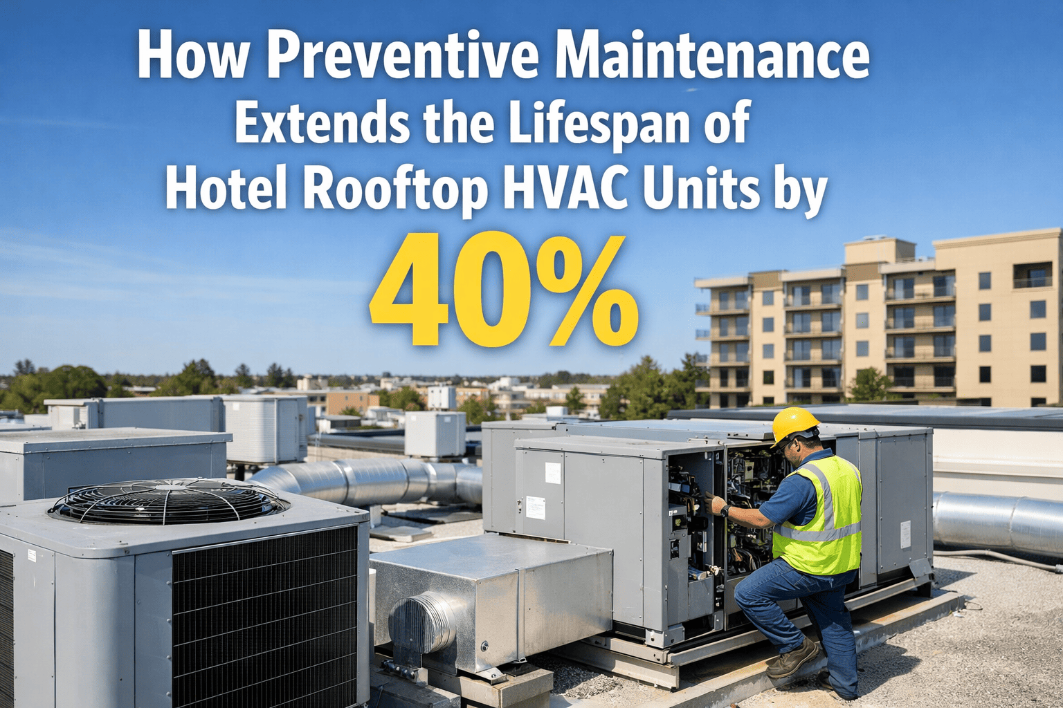 hotel-roof-hvac-unit-lifespan-extension-maintenance