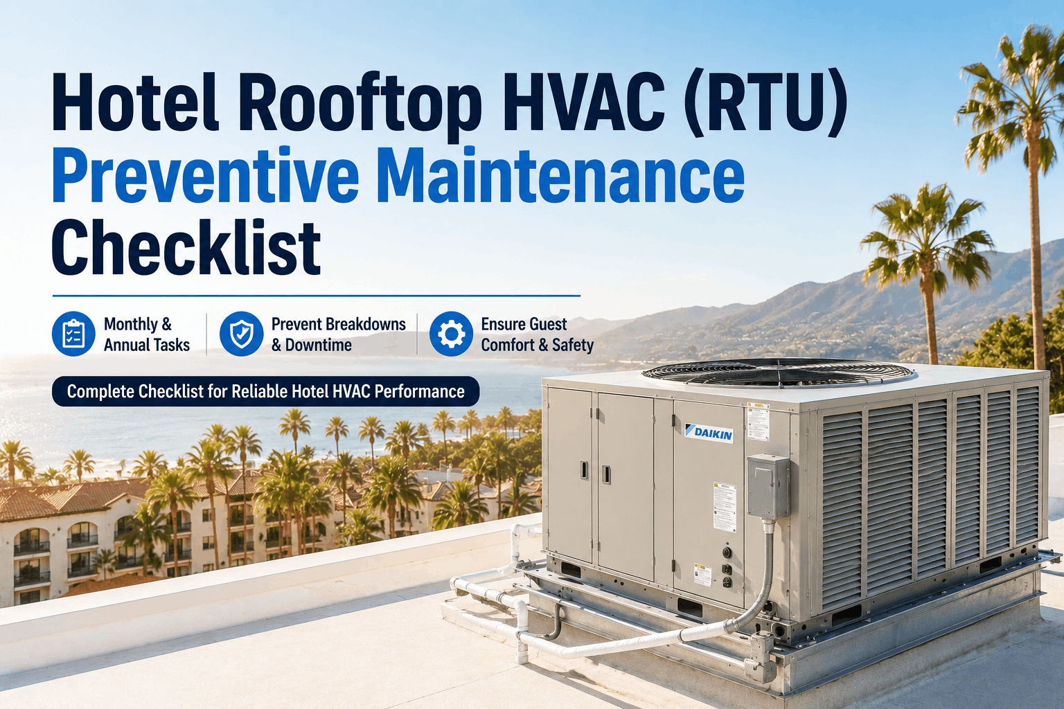 hotel-rooftop-hvac-(rtu)-preventive-maintenance-checklist