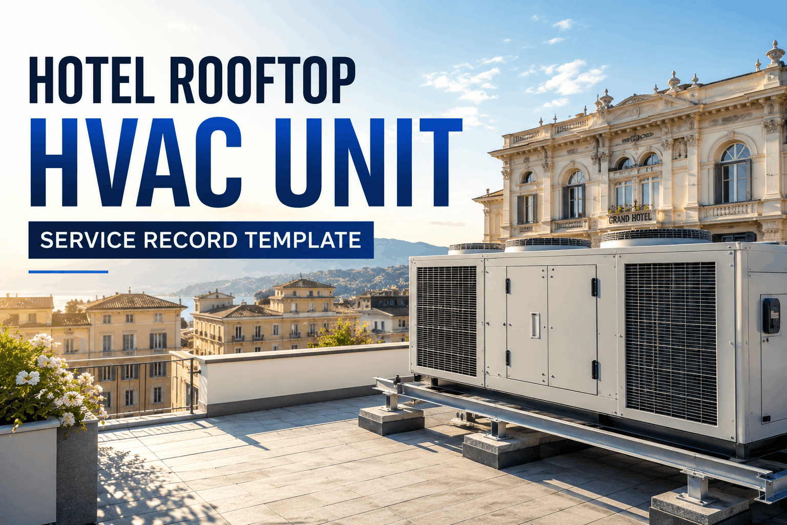 hotel-rooftop-hvac-unit-service-record-template