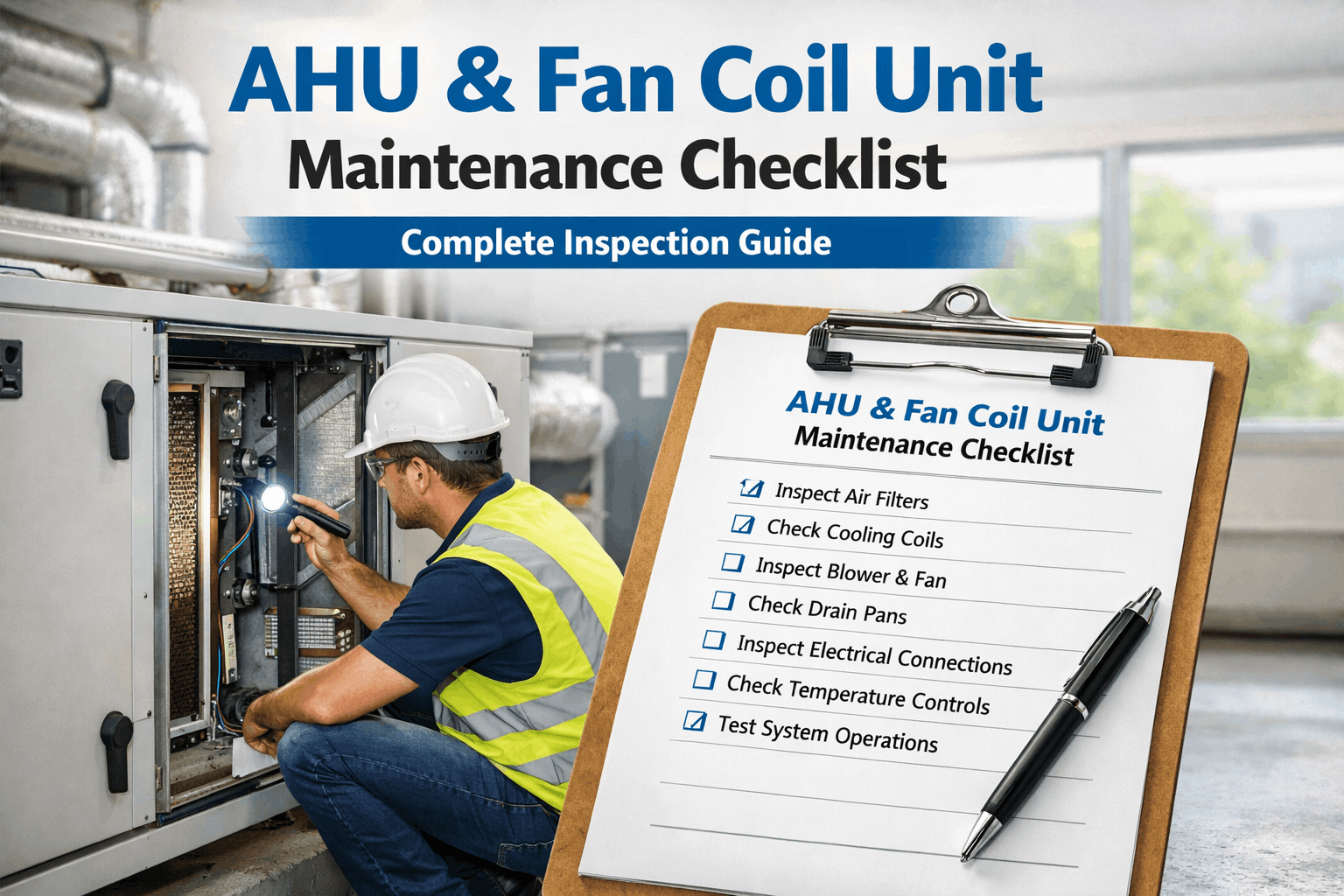 ahu-fan-coil-unit-maintenance-checklist
