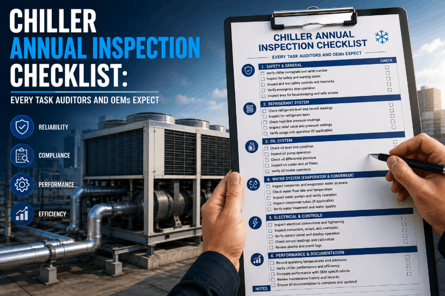 chiller-annual-inspection-checklist-every-task-auditors-and-oem-expect