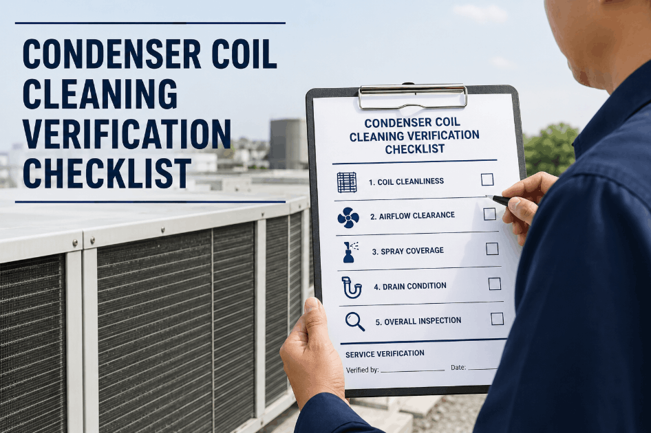 condenser-coil-cleaning-verification-checklist