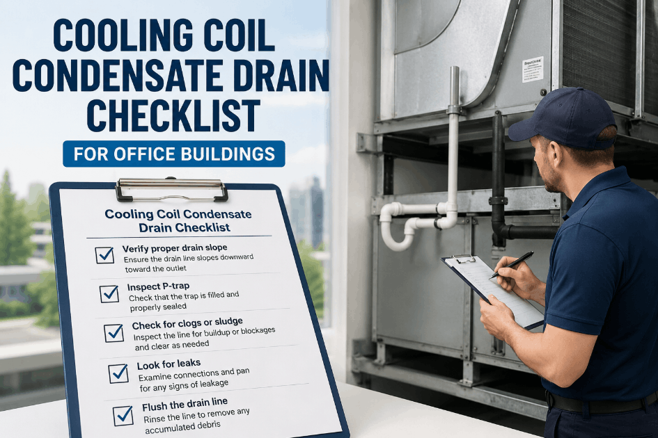 cooling-coil-condensate-drain-checklist-for-office-buildings