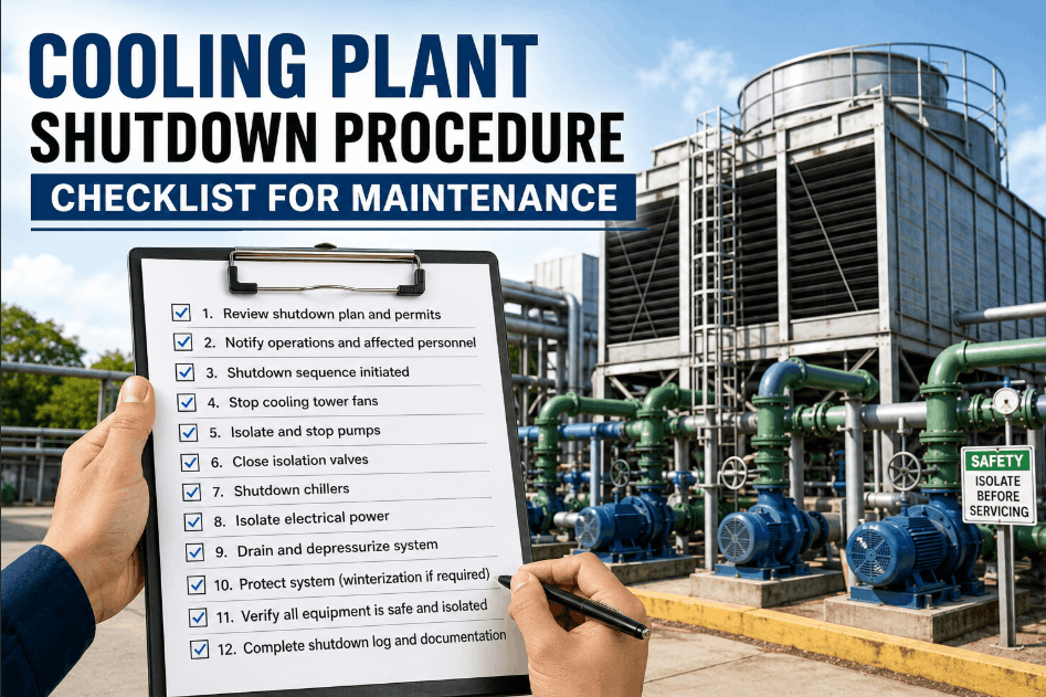 cooling-plant-shutdown-procedure-checklist-for-maintenance
