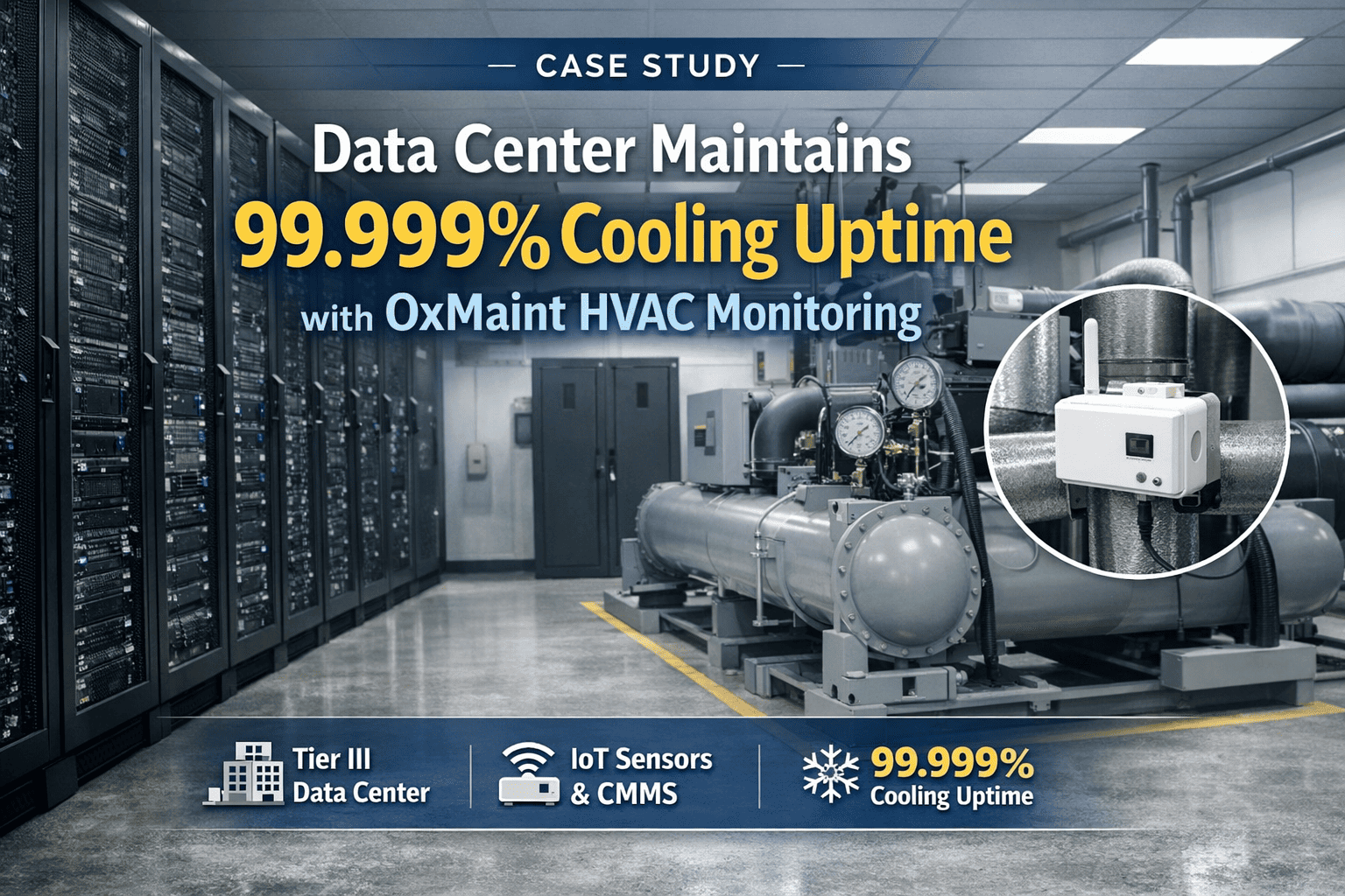 data-center-cooling-uptime-99-999-percent-oxmaint-hvac