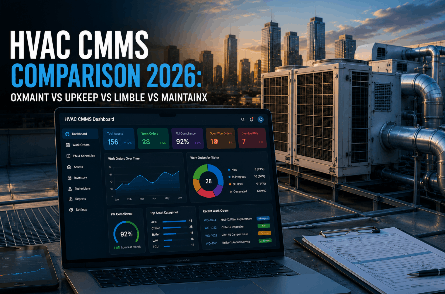 hvac-cmms-comparison-2026-oxmaint-vs-upkeep-vs-limble-vs-maintainx