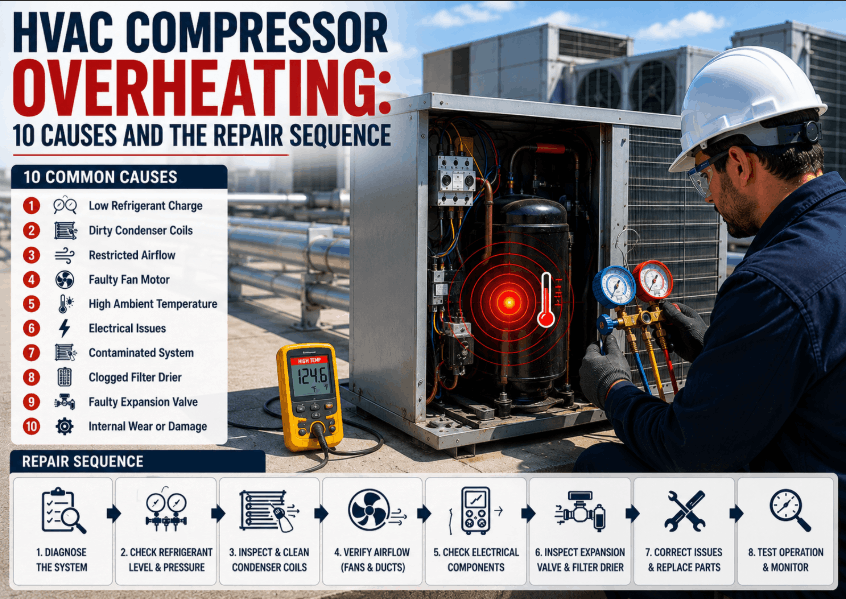 hvac-compressor-overheating-10-causes-and-the-repair-sequence