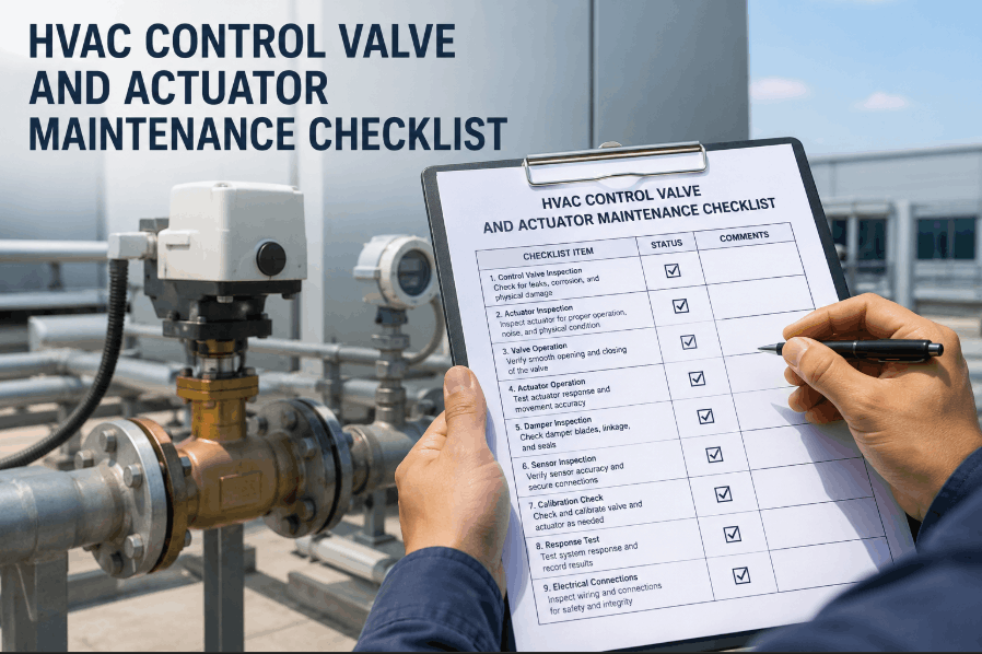 hvac-control-valve-and-actuator-maintenance-checklist