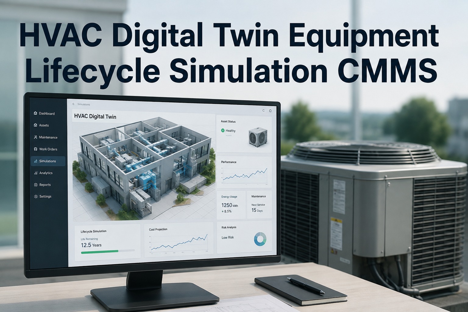 hvac-digital-twin-equipment-lifecycle-simulation-cmms