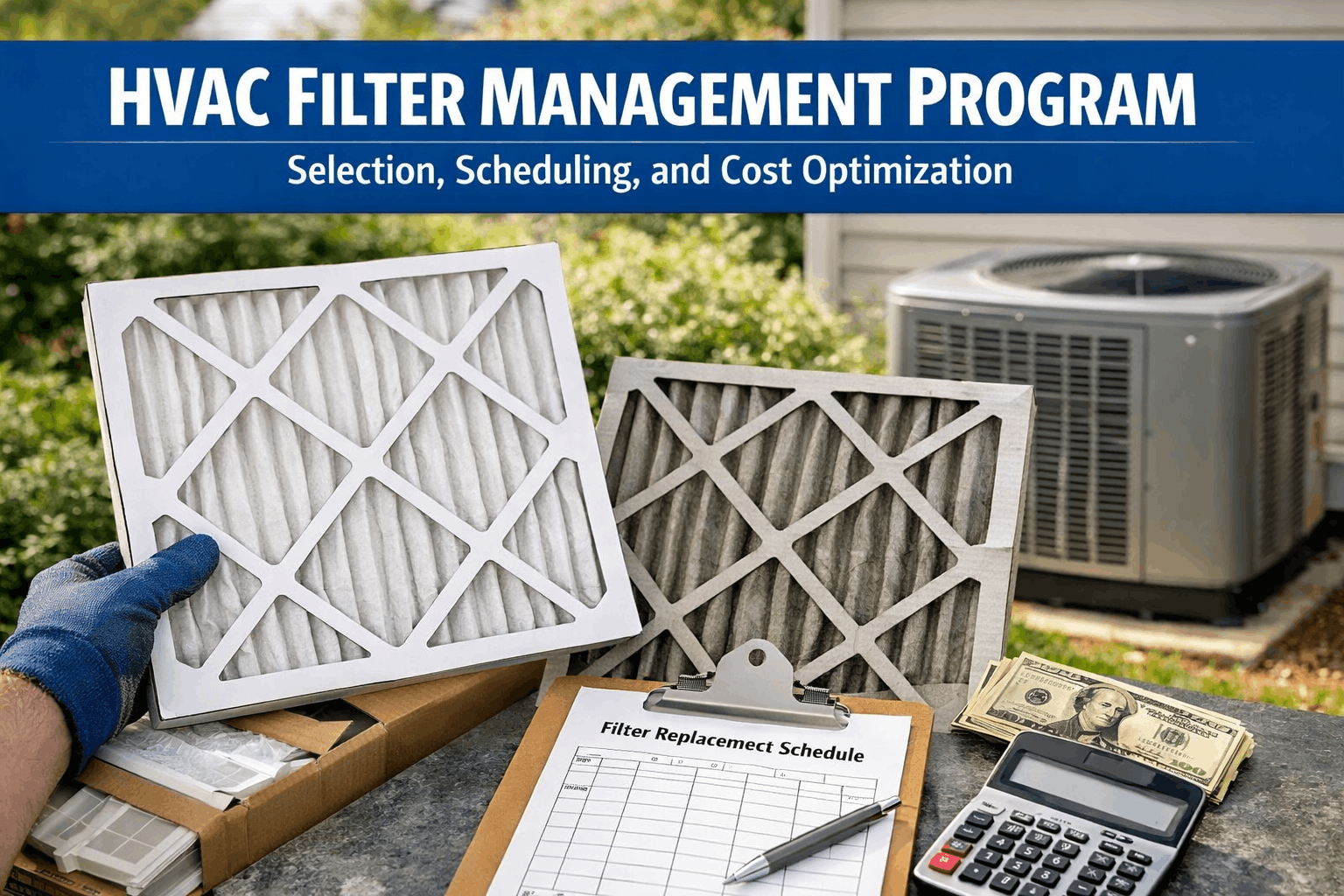 hvac-filter-management-program-selection-scheduling