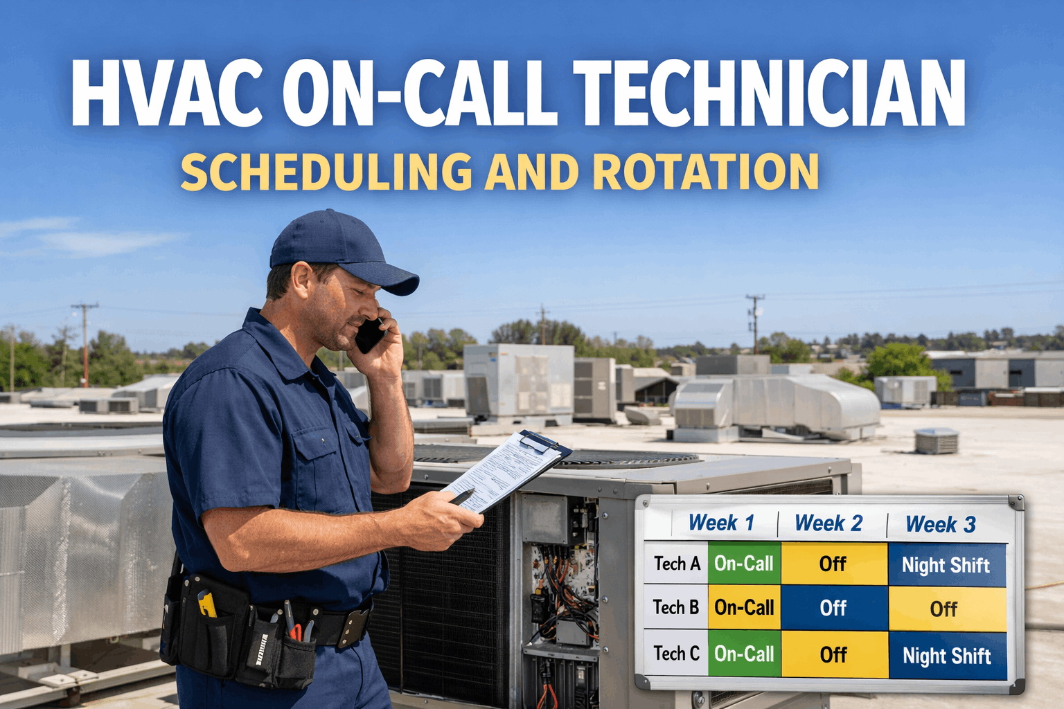 hvac-on-call-technician-scheduling-rotation