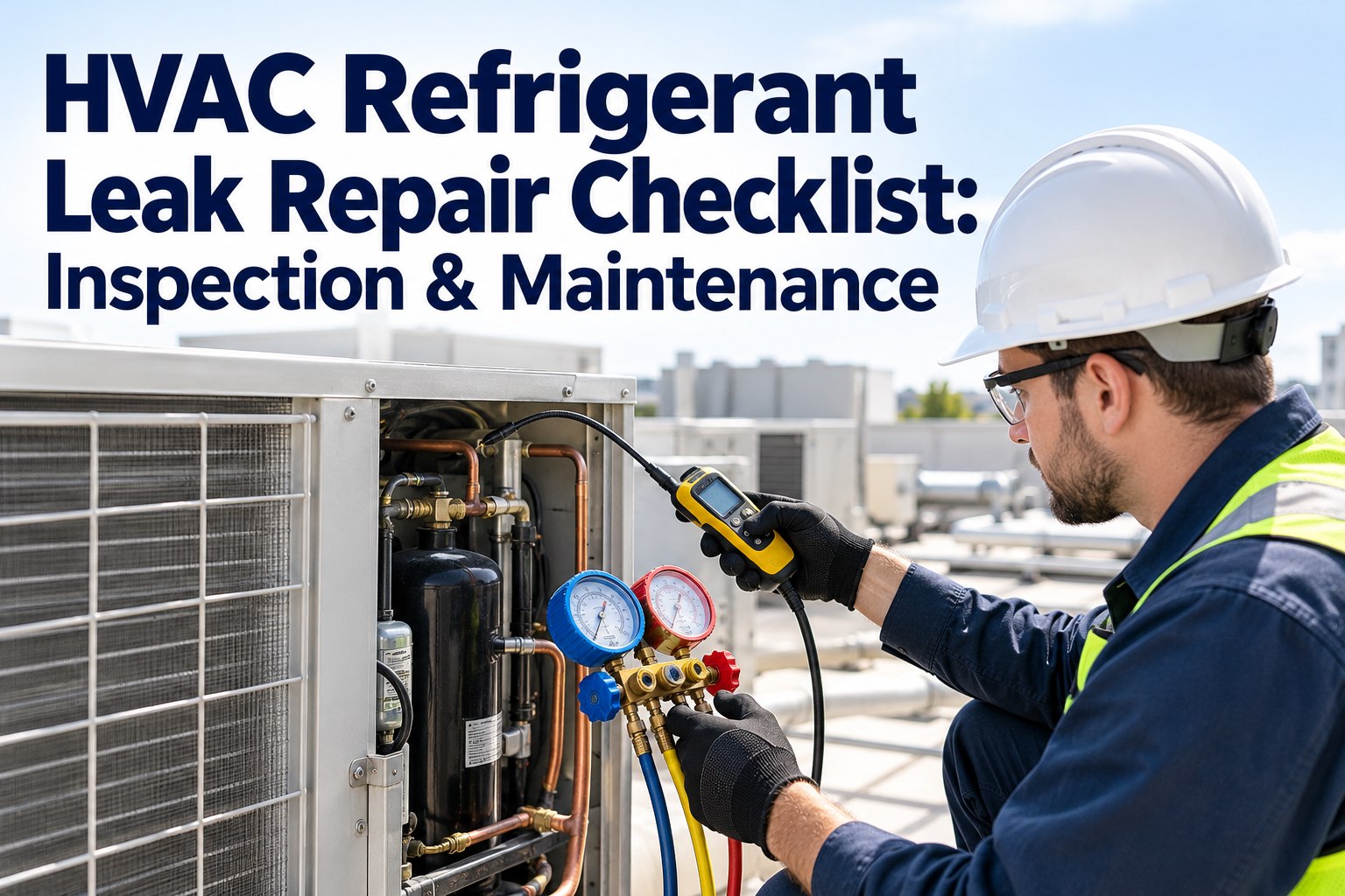 hvac-refrigerant-leak-detection-repair-checklist-guide