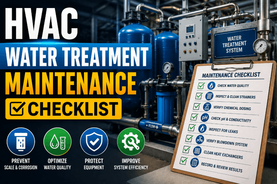 hvac-water-treatment-maintenance-checklist